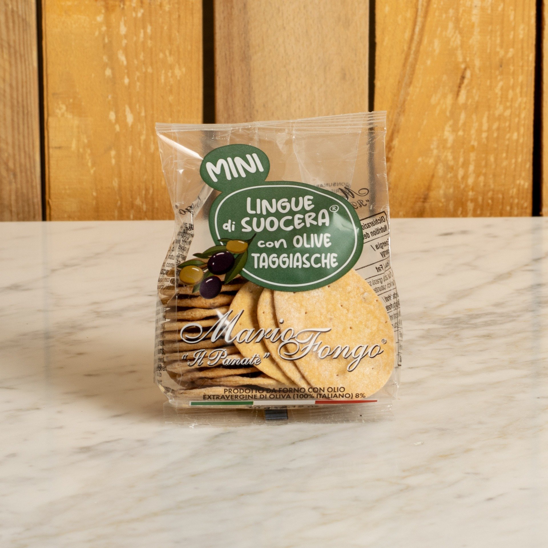 Mini Breadsticks with Taggiasca Olives 100g