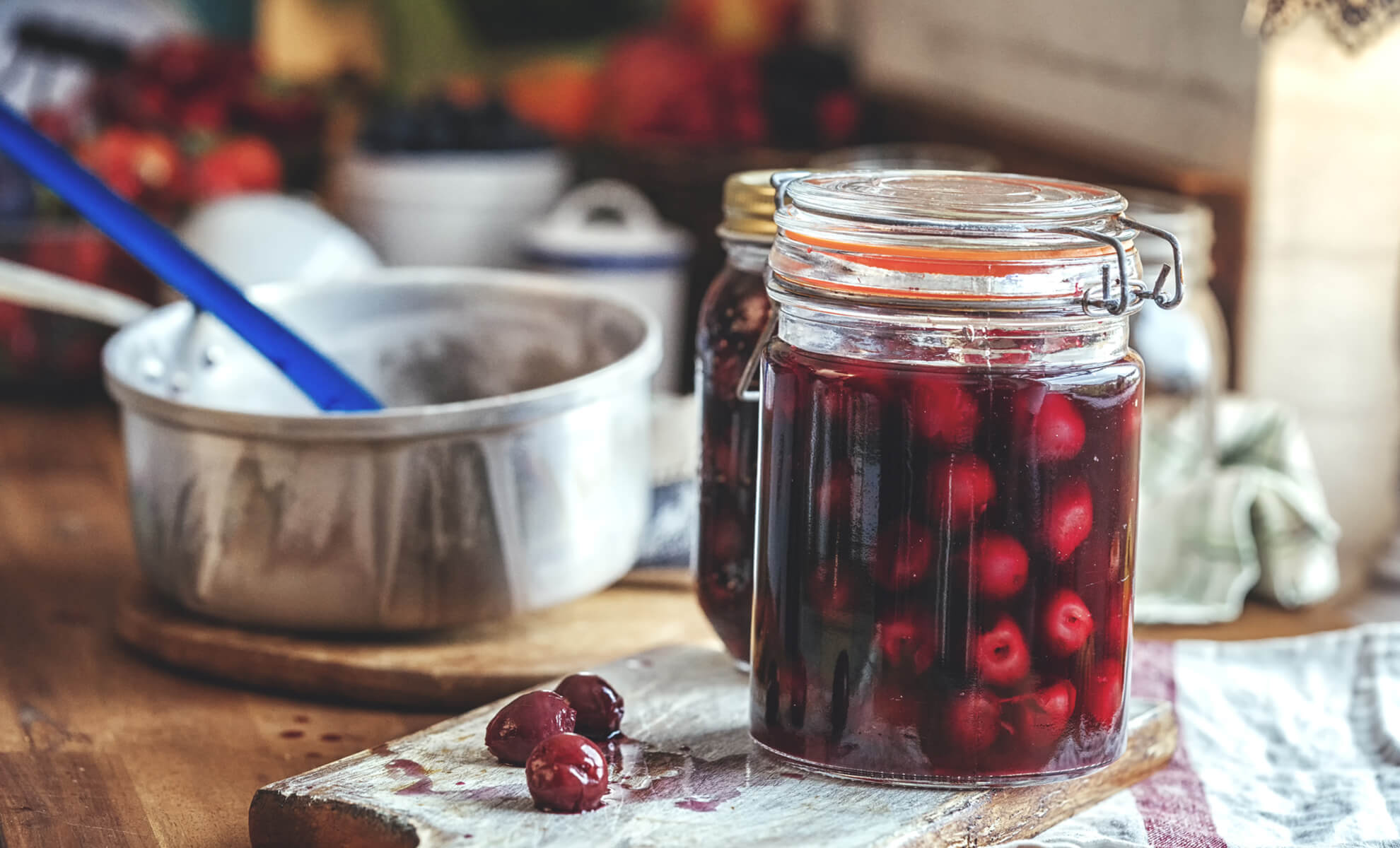 Eingelegten Früchten Eingelegten Früchten