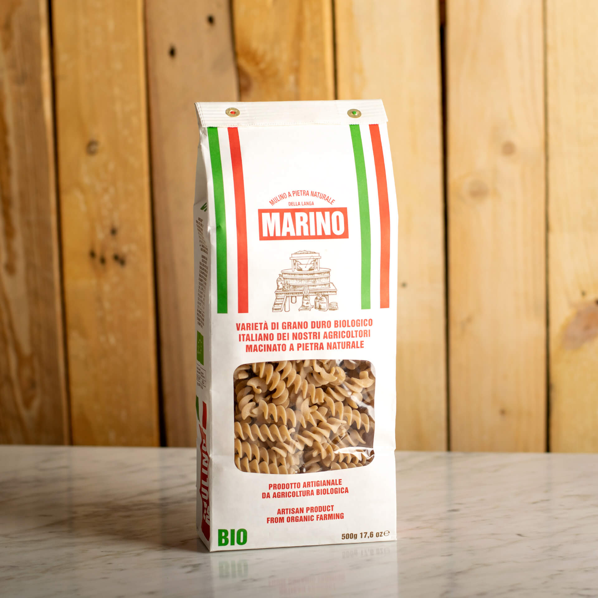 Organic Mulino Marino Tortiglione Pasta