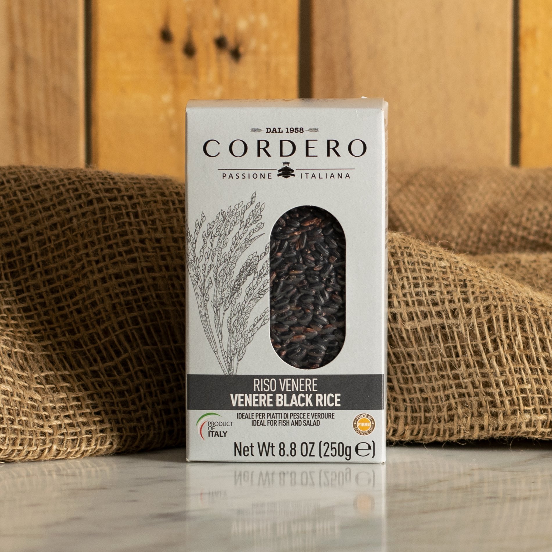 Riso Nero Integrale medio 250g Cordero