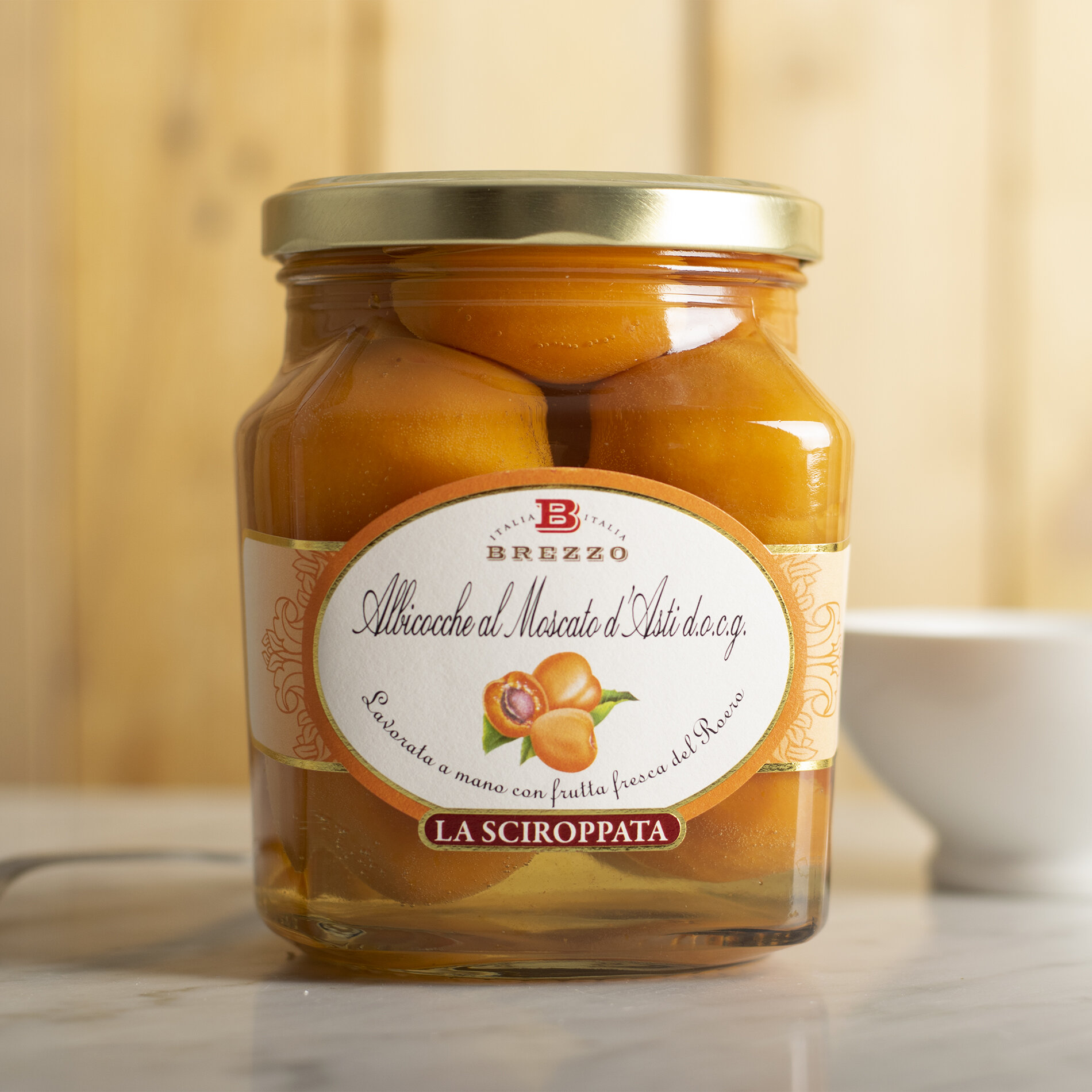 Albicocche al Moscato sciroppate