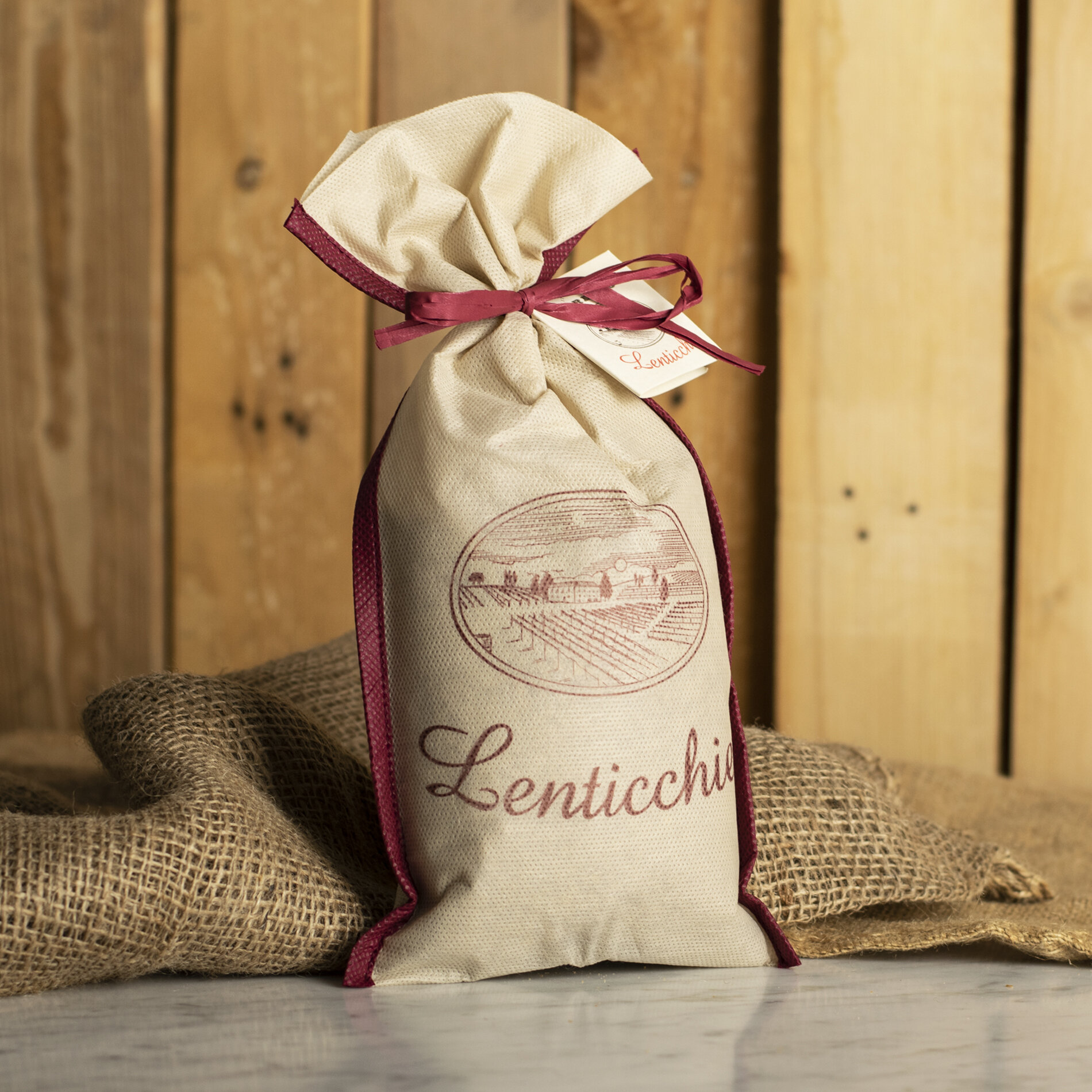 Canvas bag Lentils