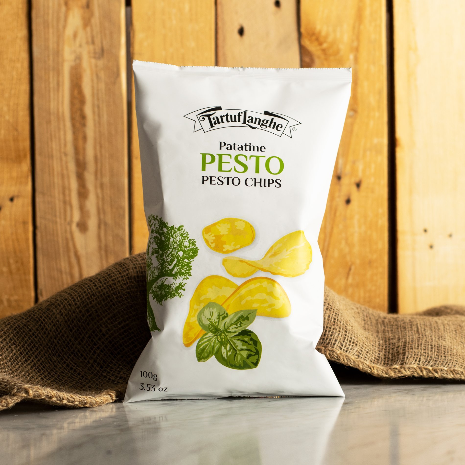Patatine al Pesto 100g Patatine al Pesto 100g