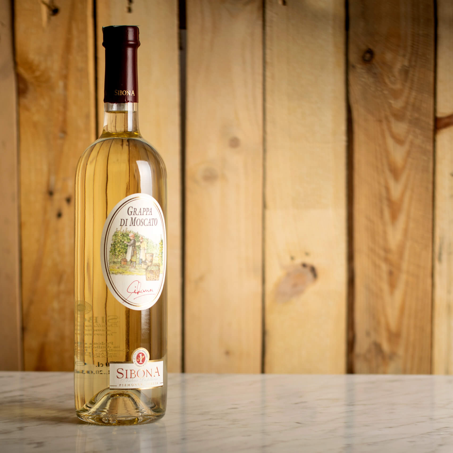 Grappa Moscato Line Distilla Monovitigno