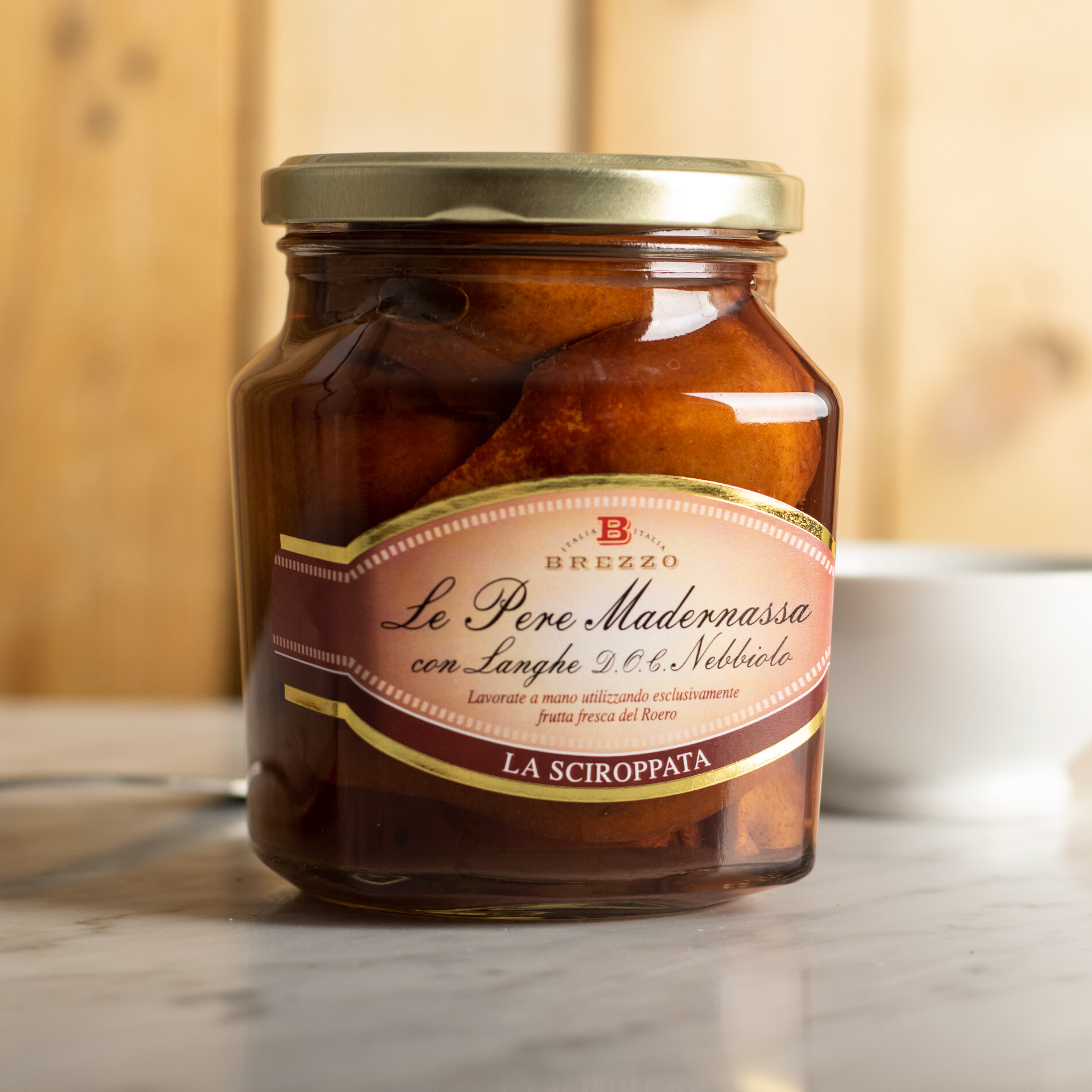 Pere Madernassa con Nebbiolo sciroppate