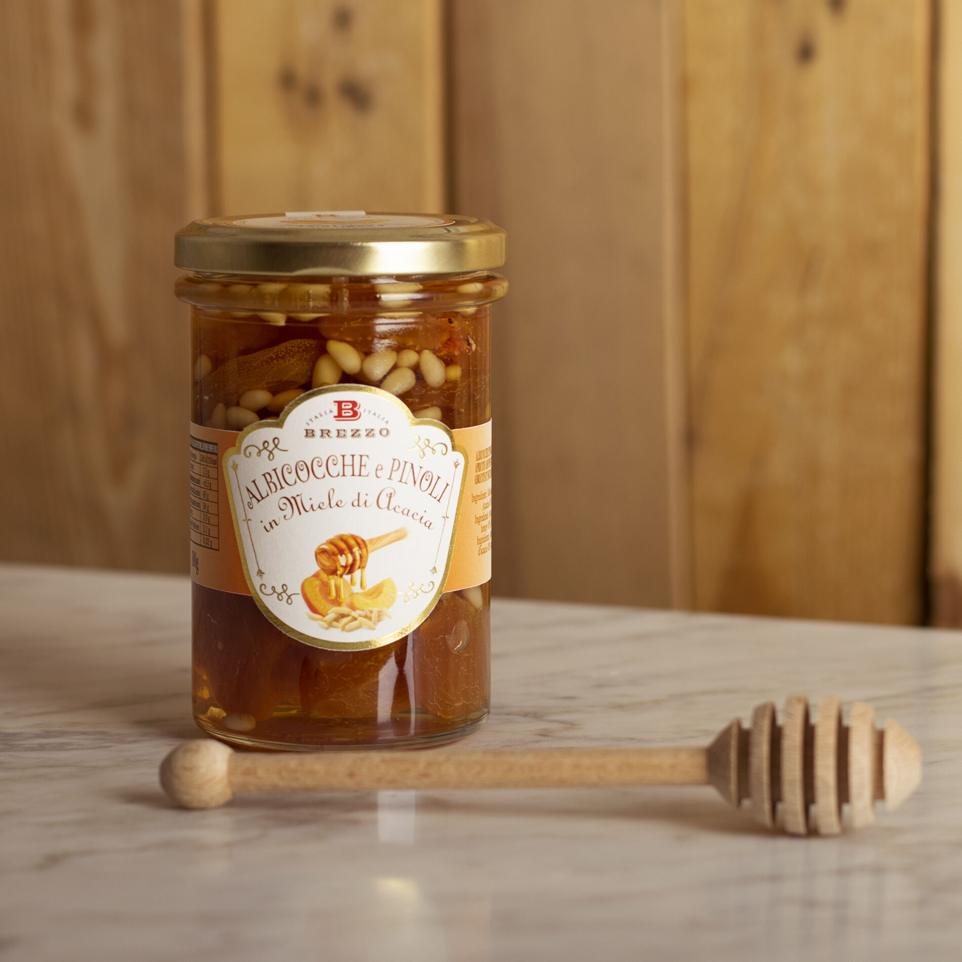 Albicocche e Pinoli in Miele