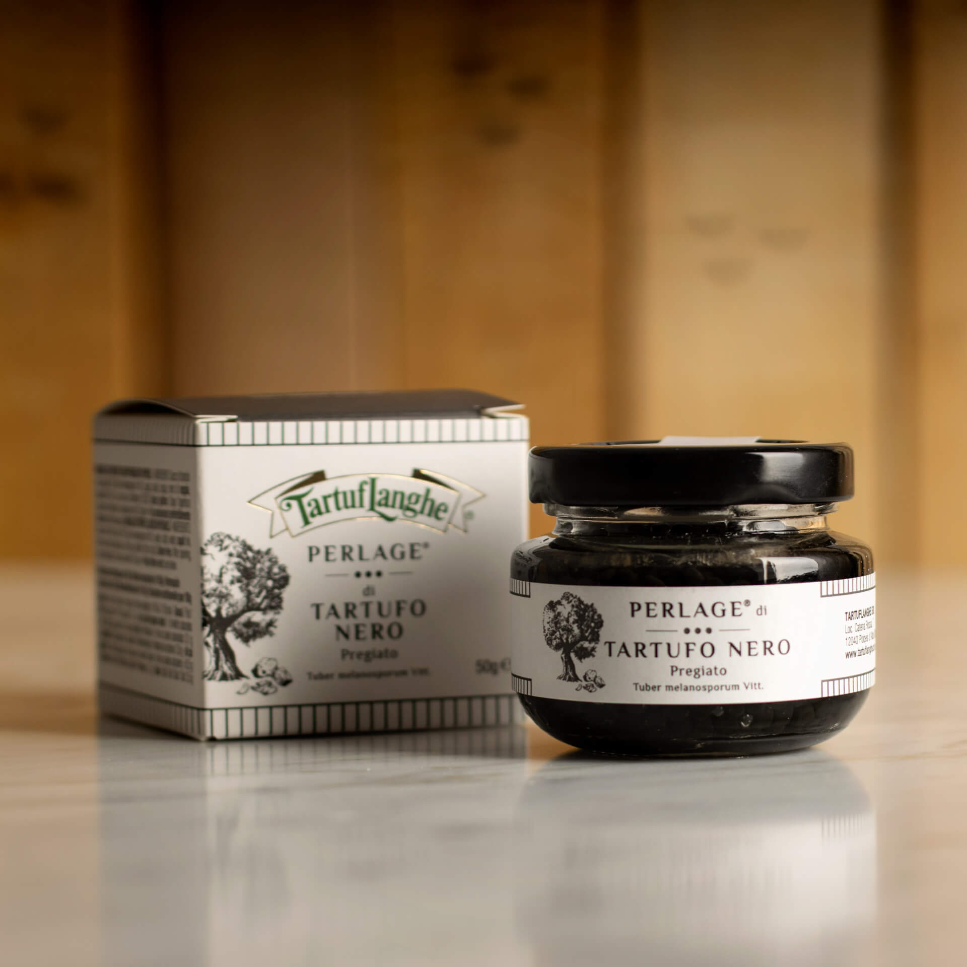 Perle con succo di Tartufo Nero 50g Perle con succo di Tartufo Nero 50g