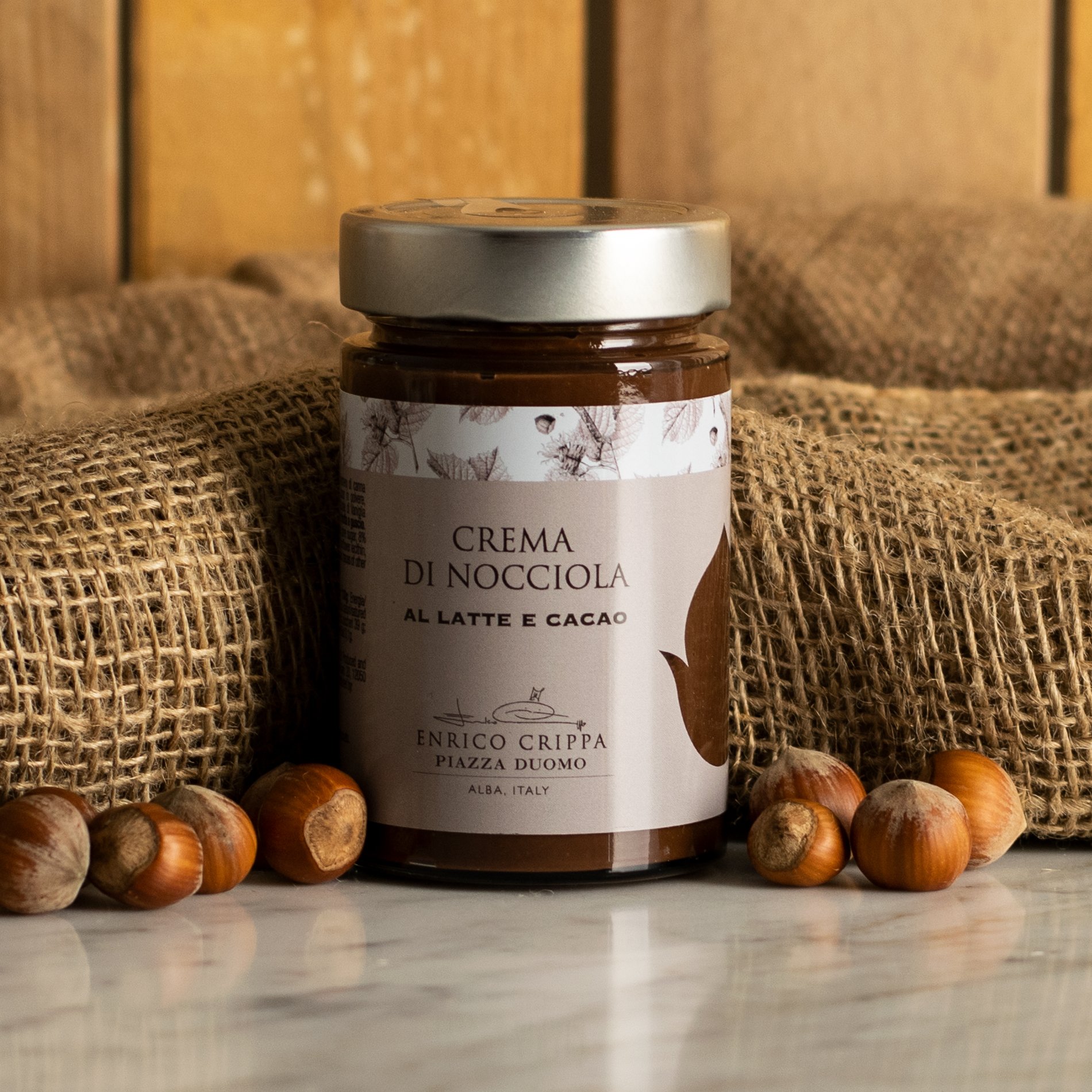 Crema di Nocciola Piemonte IGP al Latte e Cacao Enrico Crippa