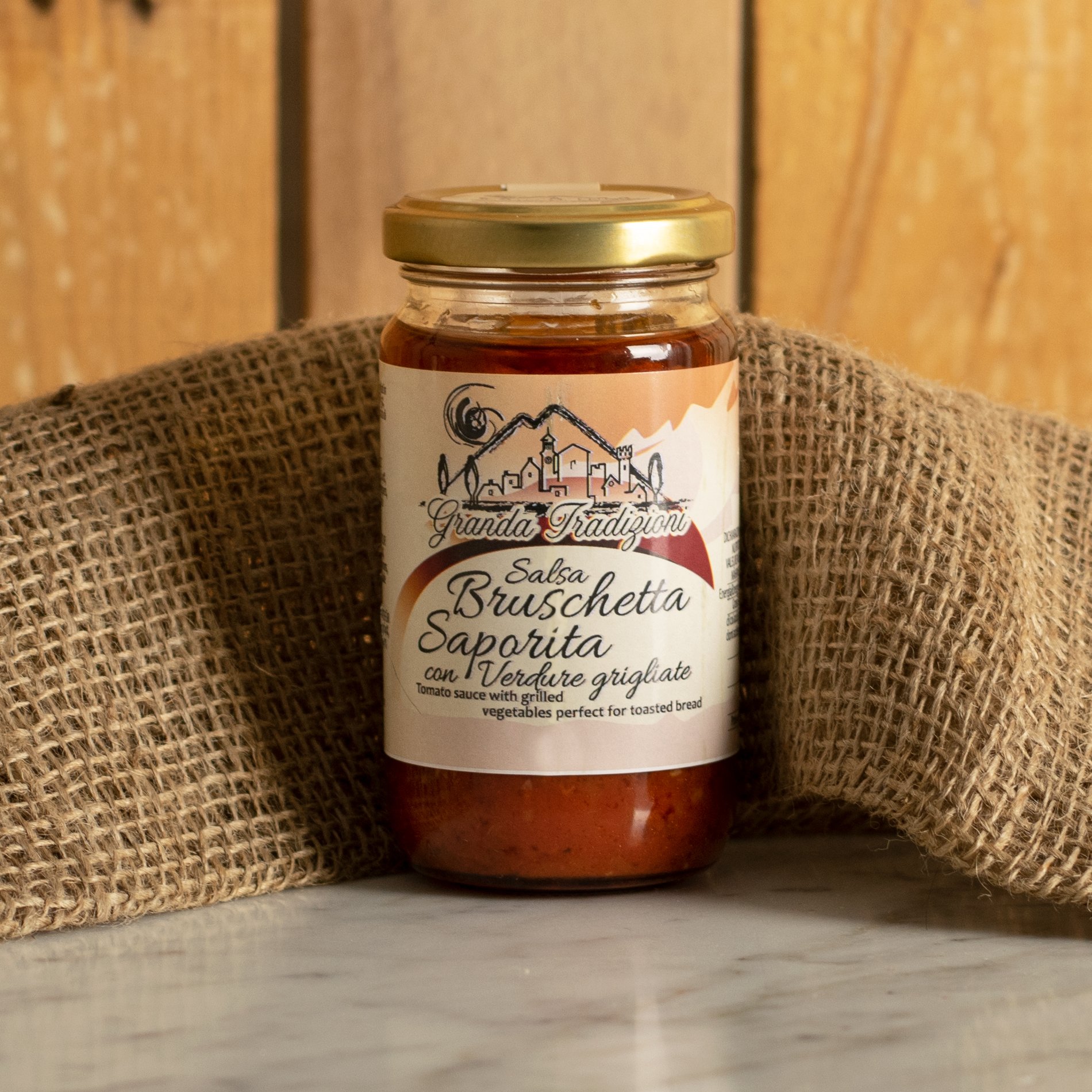 Salsa Bruschetta Saporita con Verdure Grigliate 180g