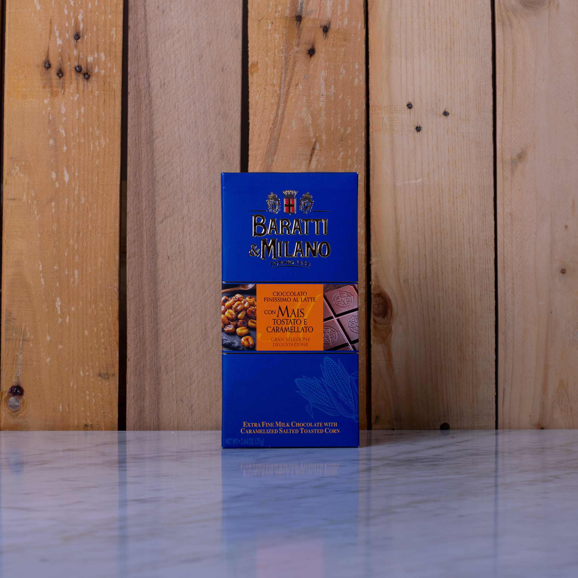 Tavoletta Latte e Mais tostato Caramellato