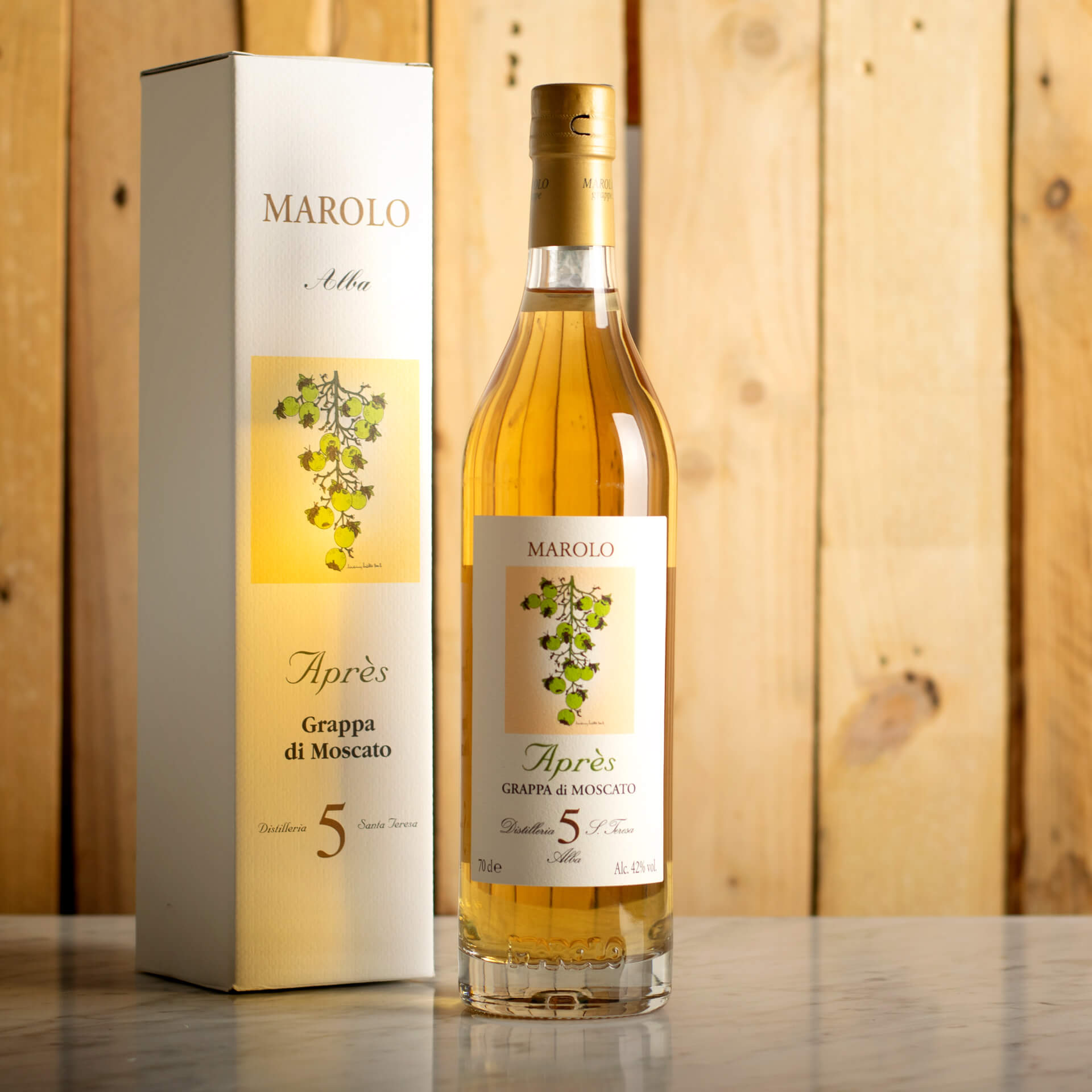 Après Grappa di Moscato affinata 5 anni