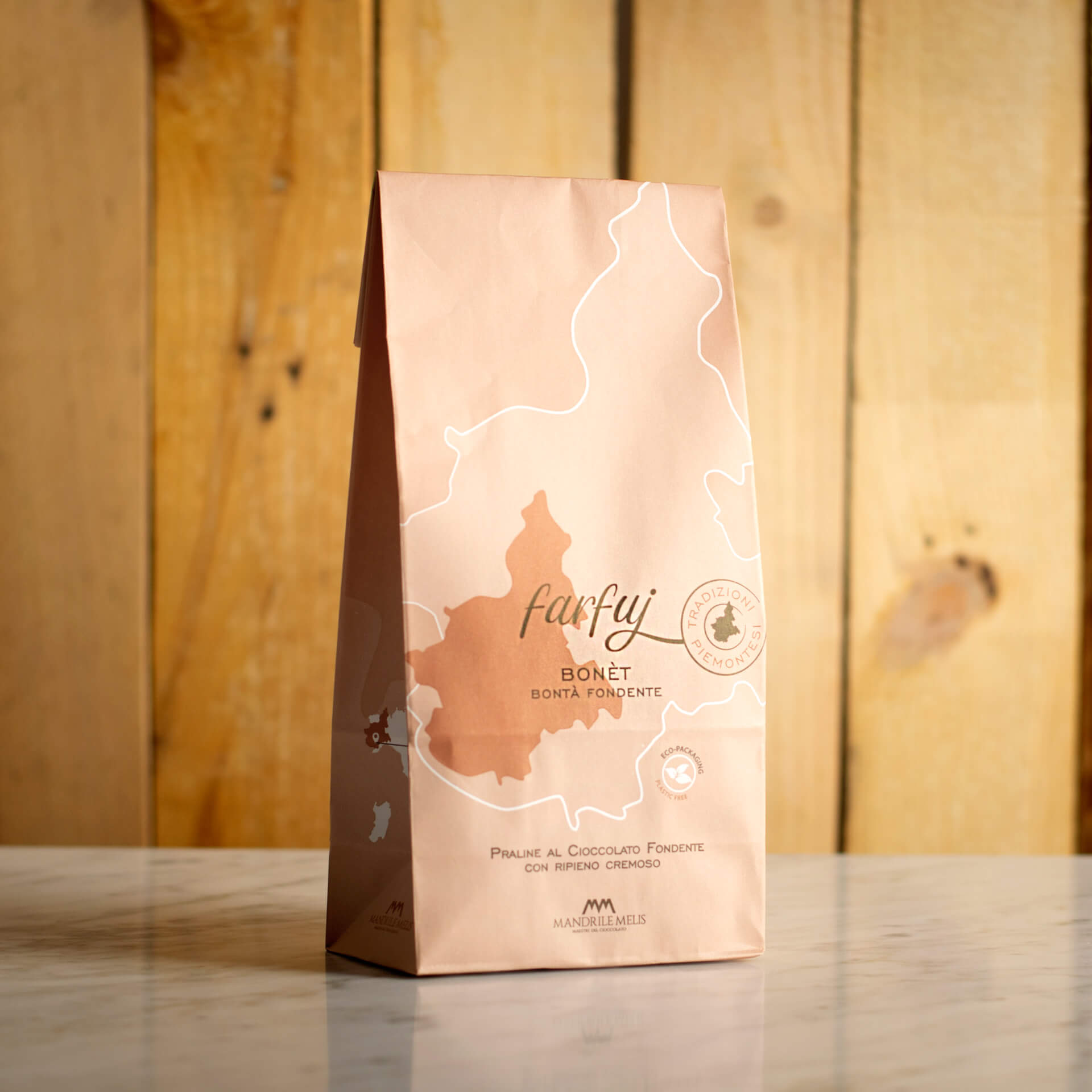 Praline Bonèt dunkles Amaretto Praline Bonèt dunkles Amaretto