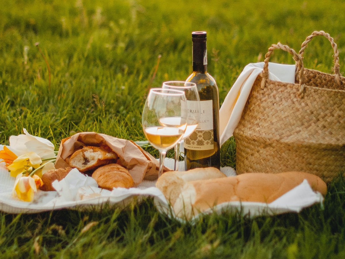 Picknick an der frischen Luft Picknick an der frischen Luft