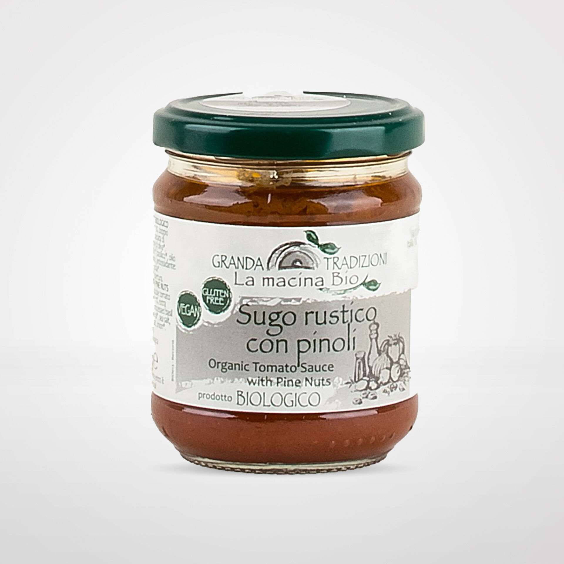 Organic Tomato Sauce with Pine Nuts