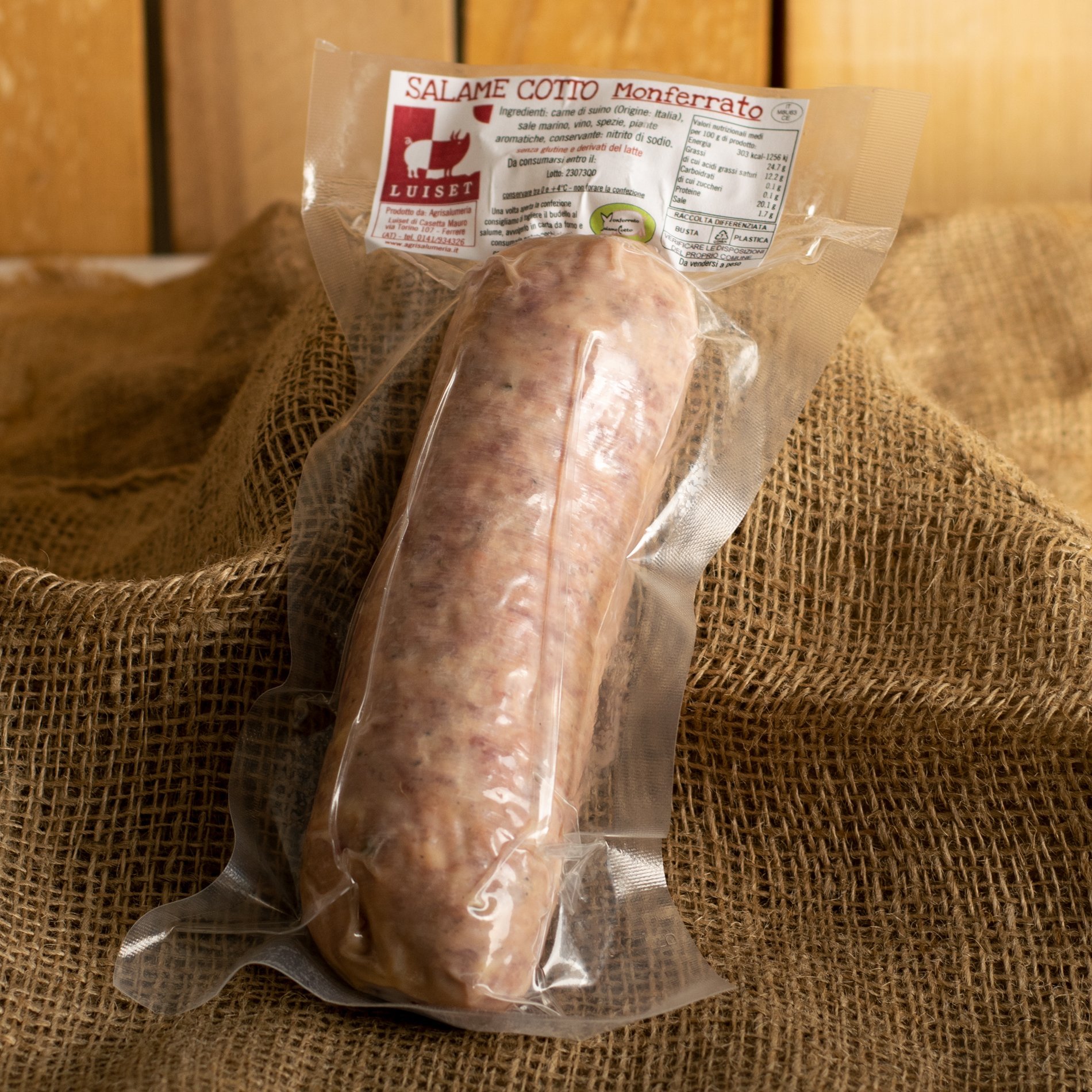 Salame Cotto Monferrato 400g