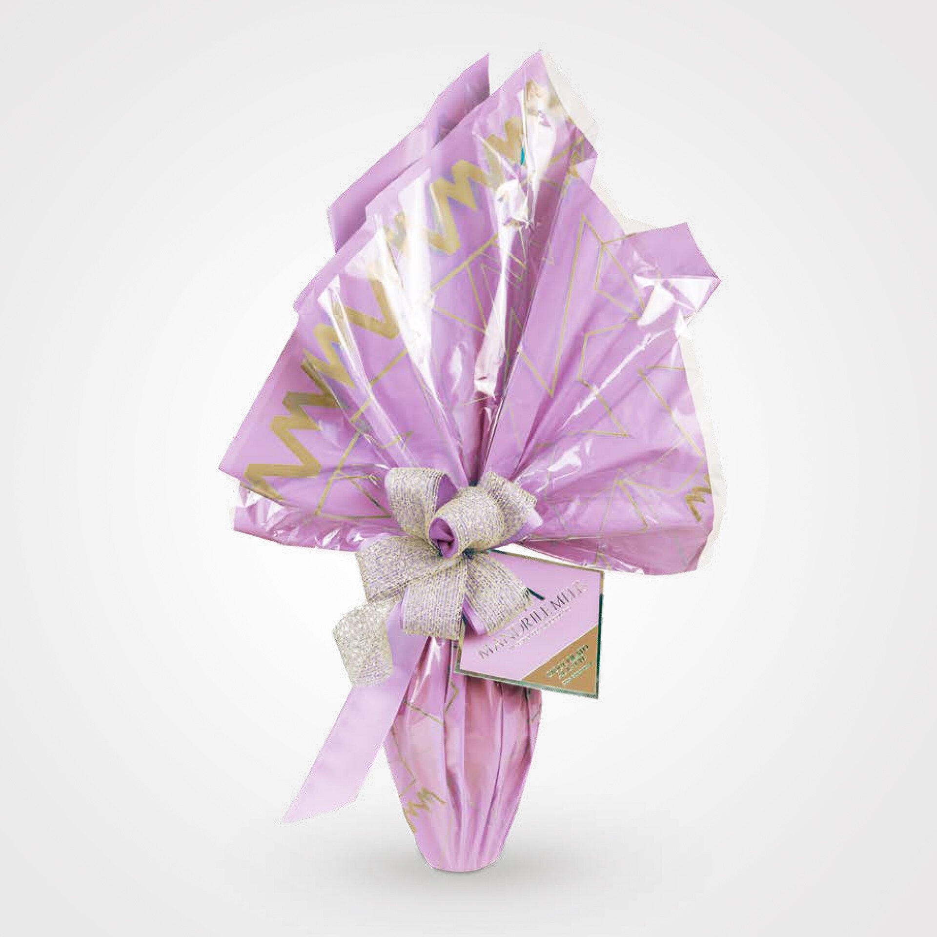 Milk Chocolate Egg lilac wrapping