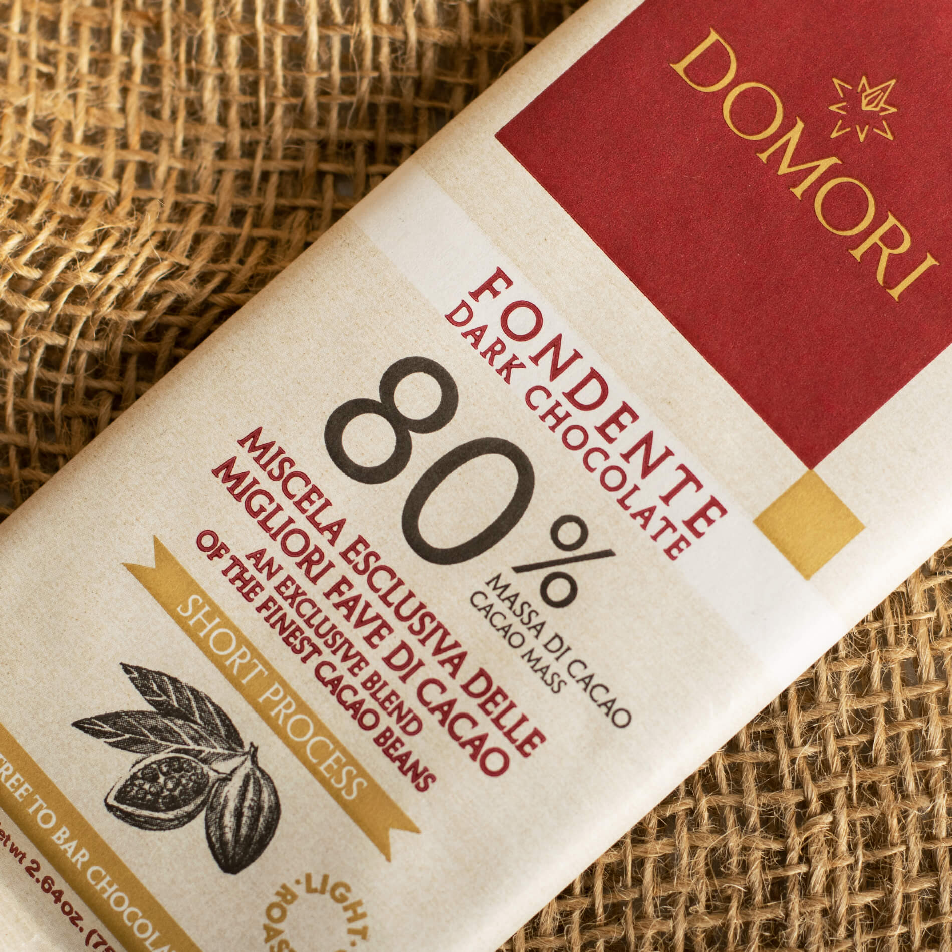 Tavoletta cioccolato Fondente 80% 75g