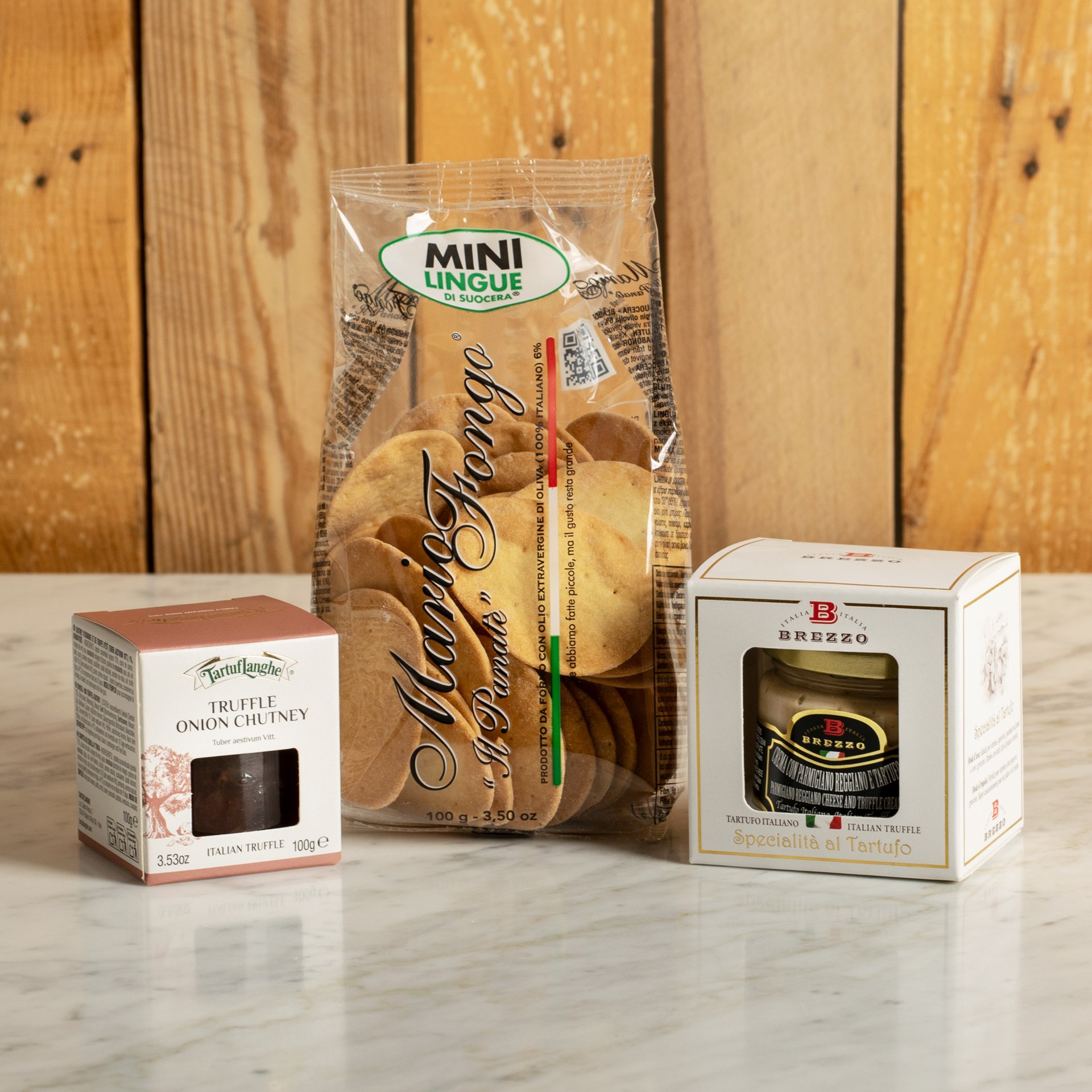 Parmigiano e cipolle con tartufo