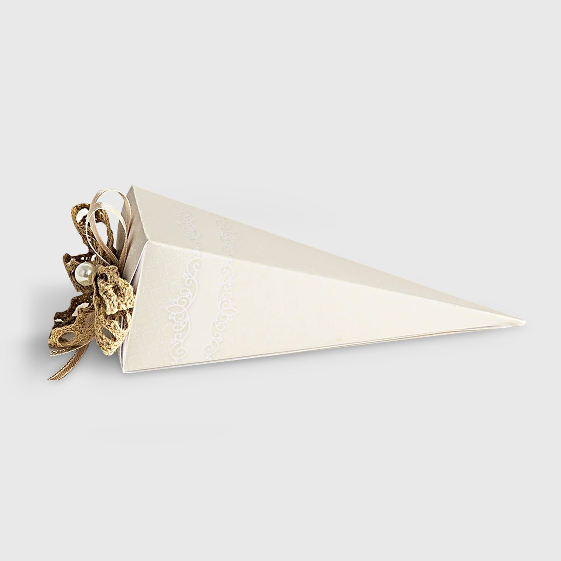 Bomboniera Wedding scatolina cono 20pz Bomboniera Wedding scatolina cono 20pz