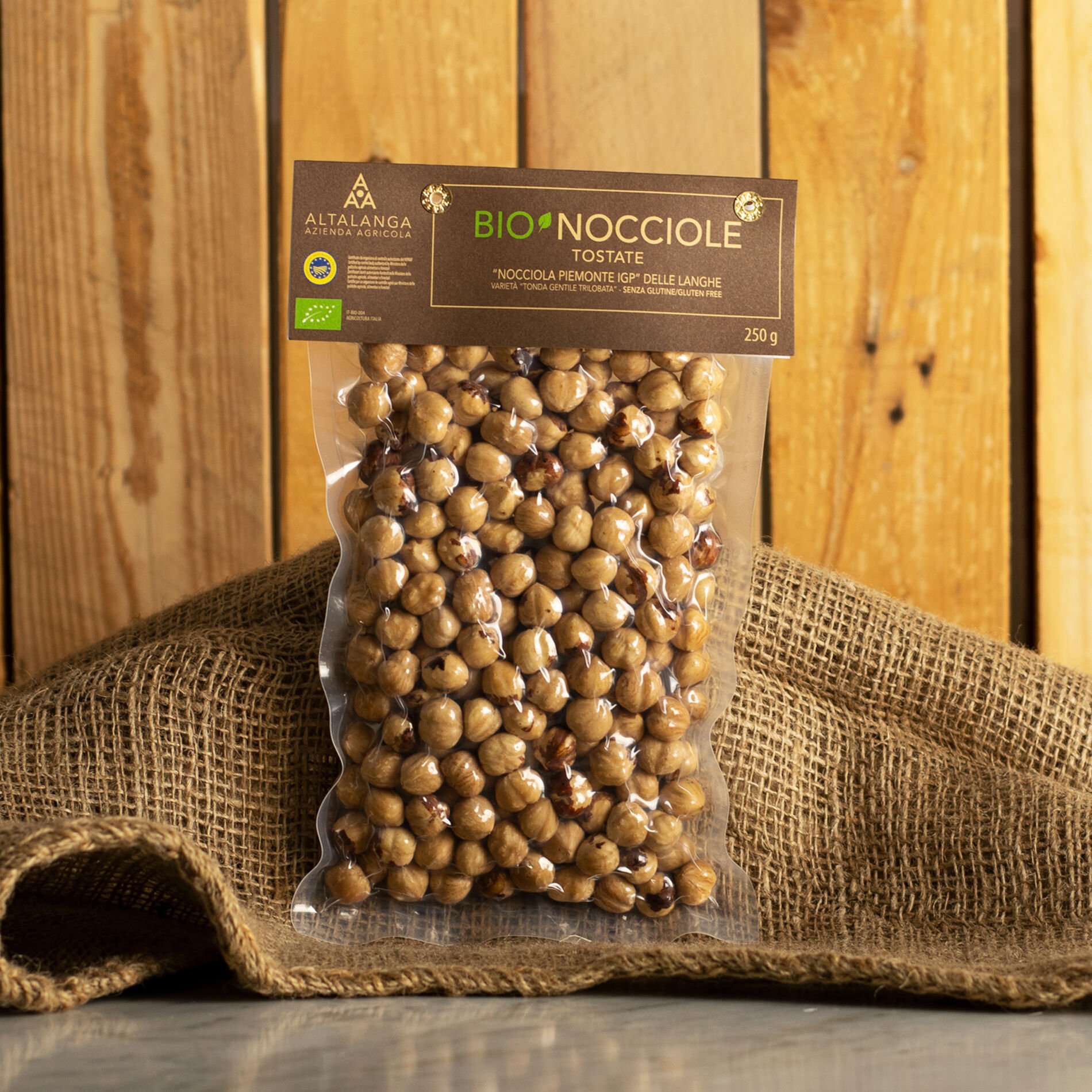 Organic Toasted Hazelnuts 250 g