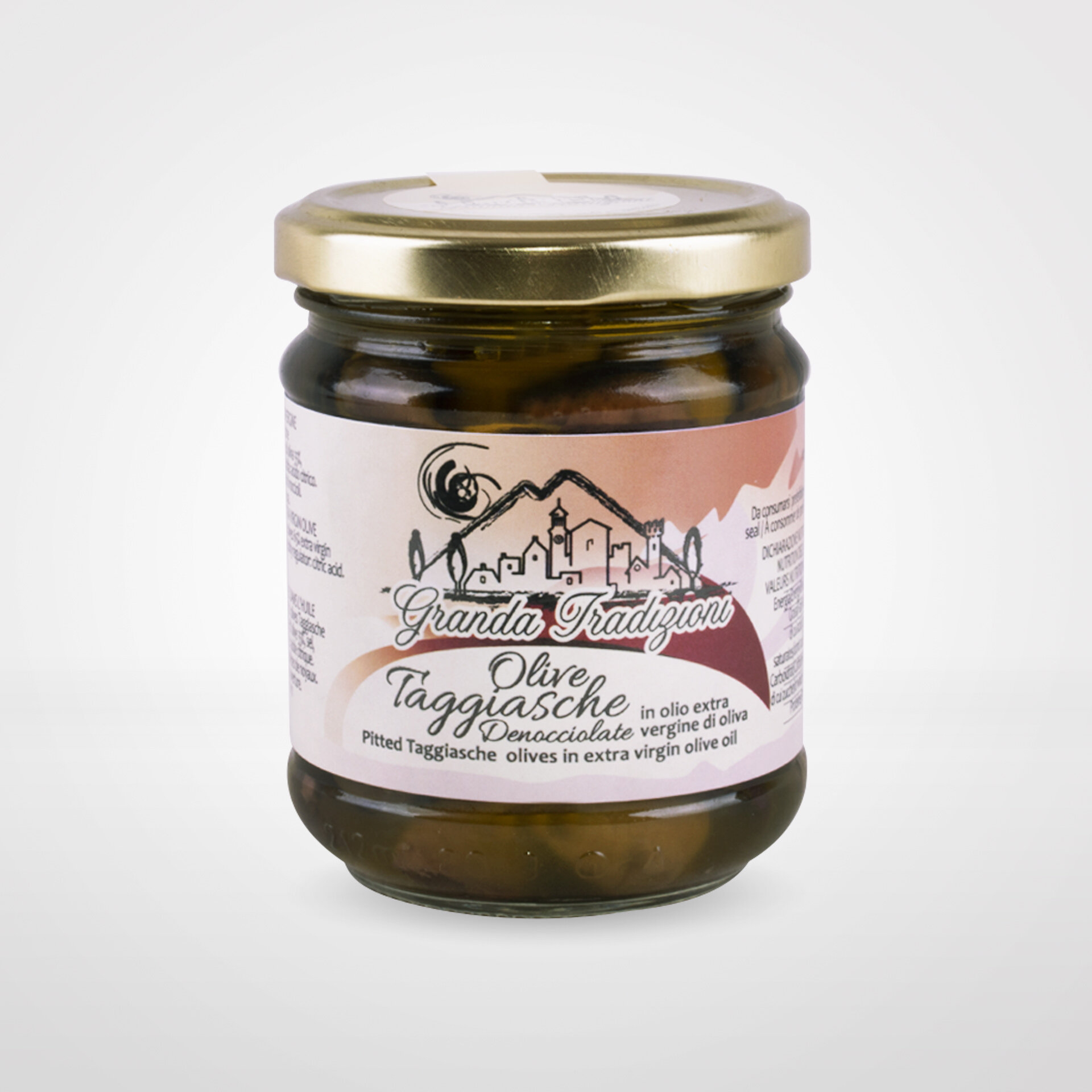 Olive Taggiasche Denocciolate in olio EVO 180g