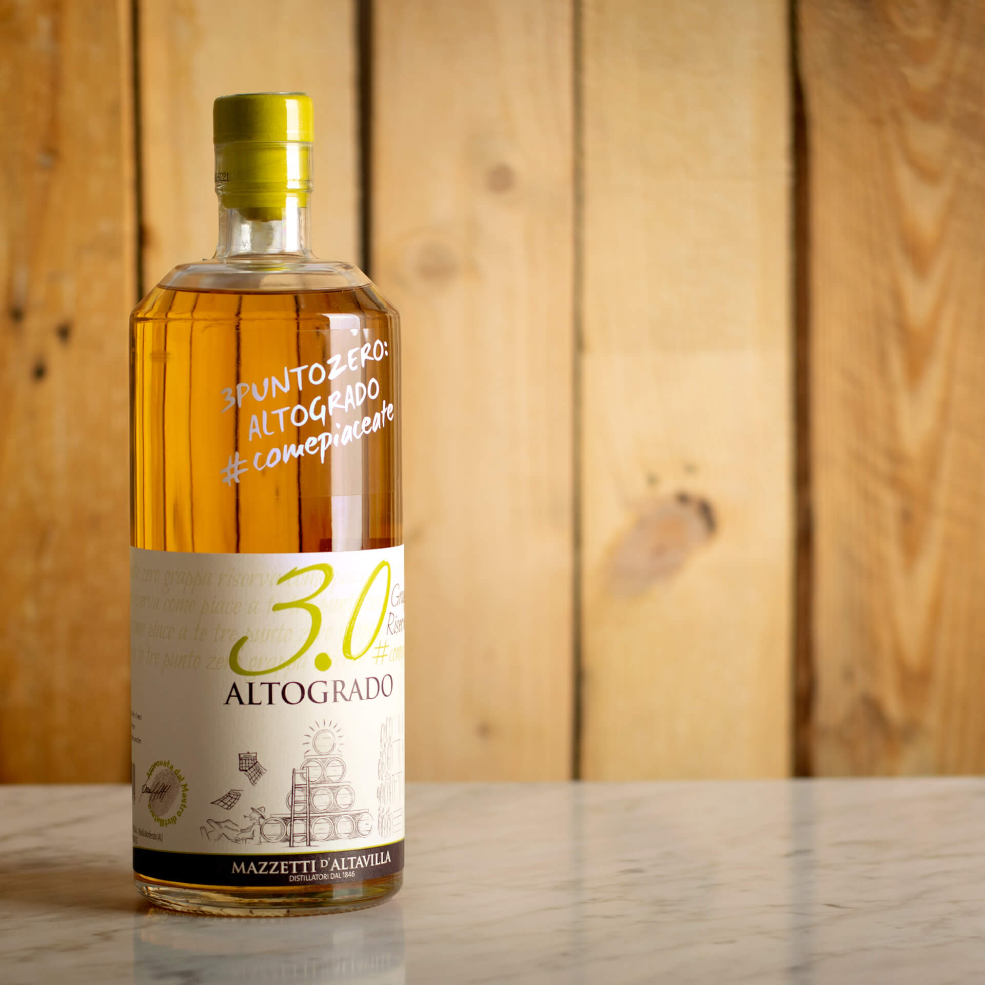 3.0 Altogrado Grappa Riserva Mazzetti 3.0 Altogrado Grappa Riserva Mazzetti