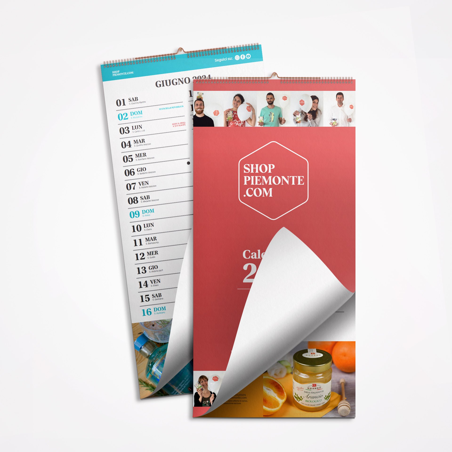 Calendario Shop Piemonte 2024