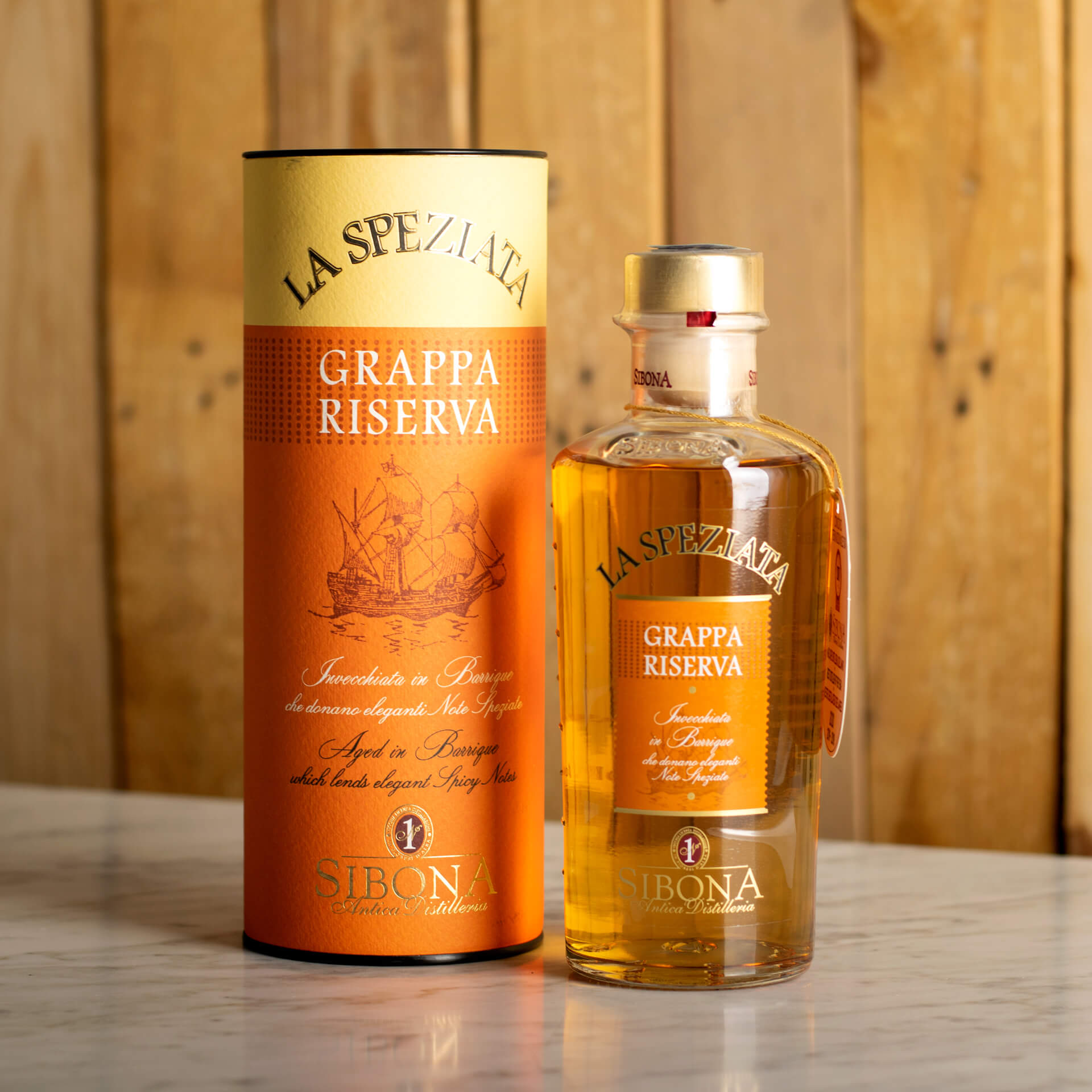 Grappa Sibona Riserva La Speziata (Spiced Sibona Riserva Grappa)