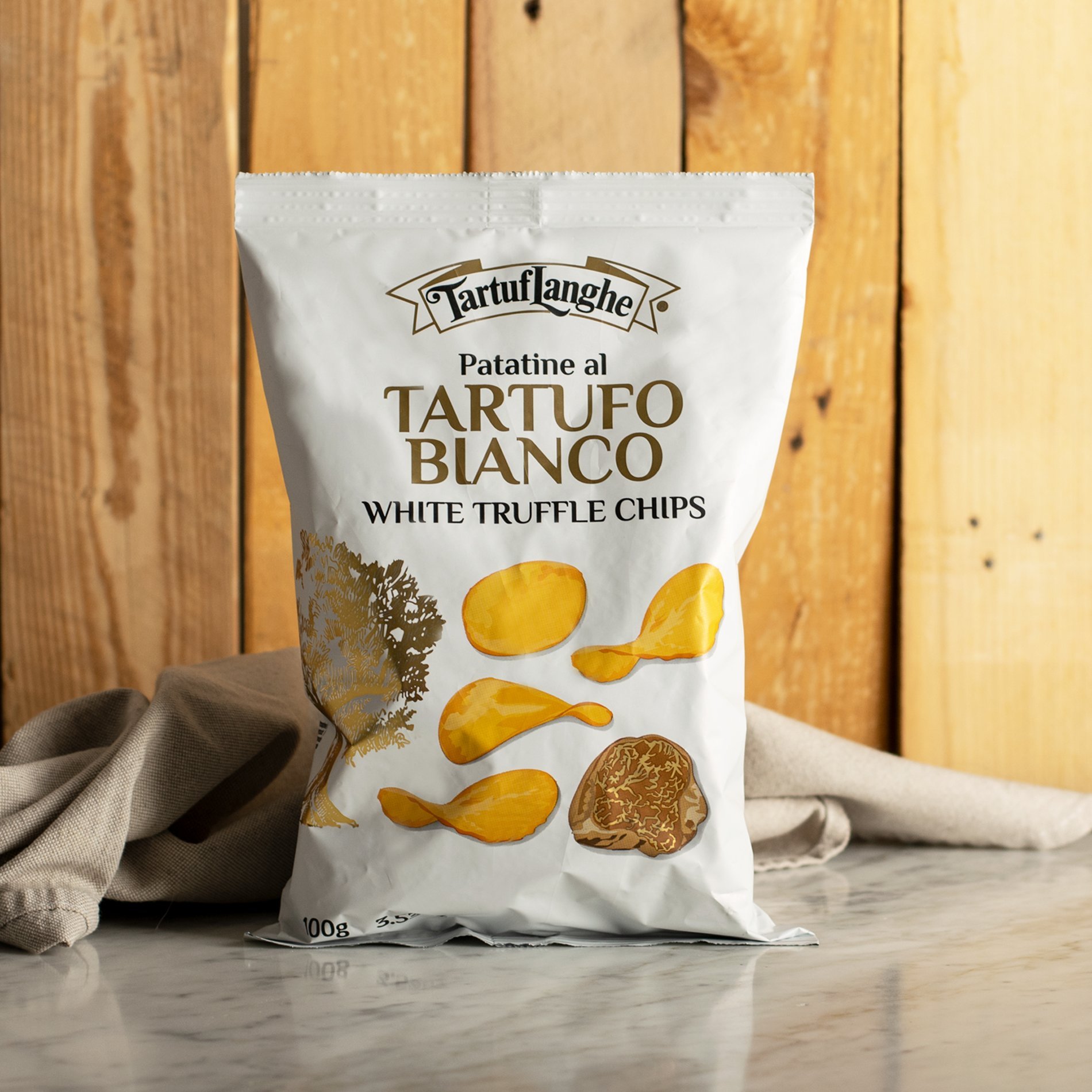 White Truffle Chips 100g