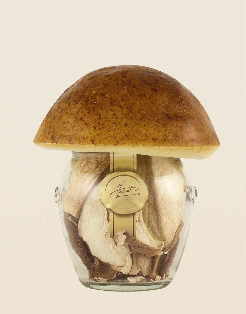 Dried porcini mushrooms "special" package Jar jar with cap Fungus