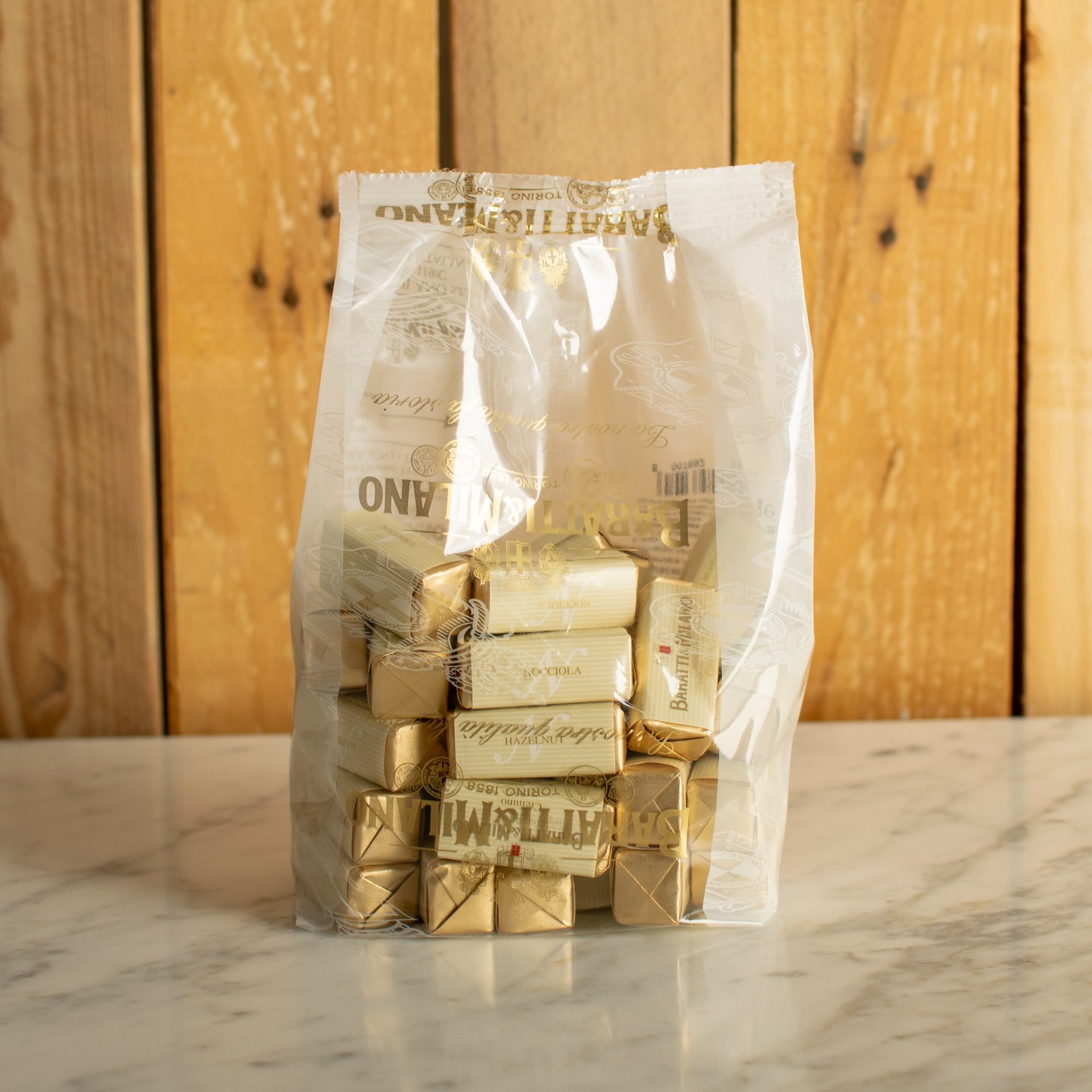 Rectangular Hazelnut Chocolate Creams in a 500g bag
