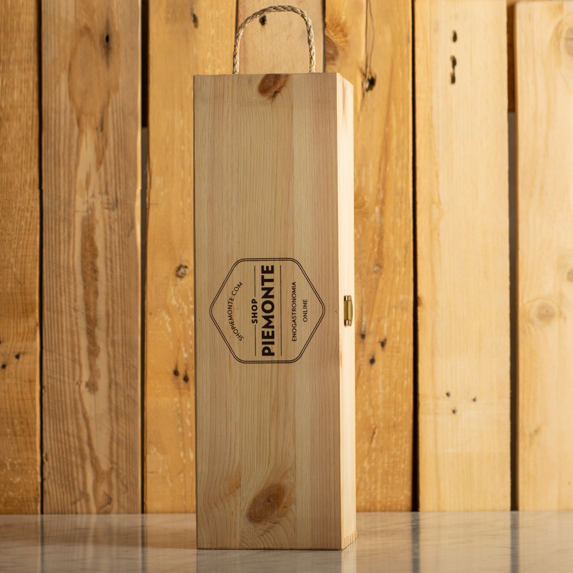 Wooden Box Shopiemonte for Magnum Bottle