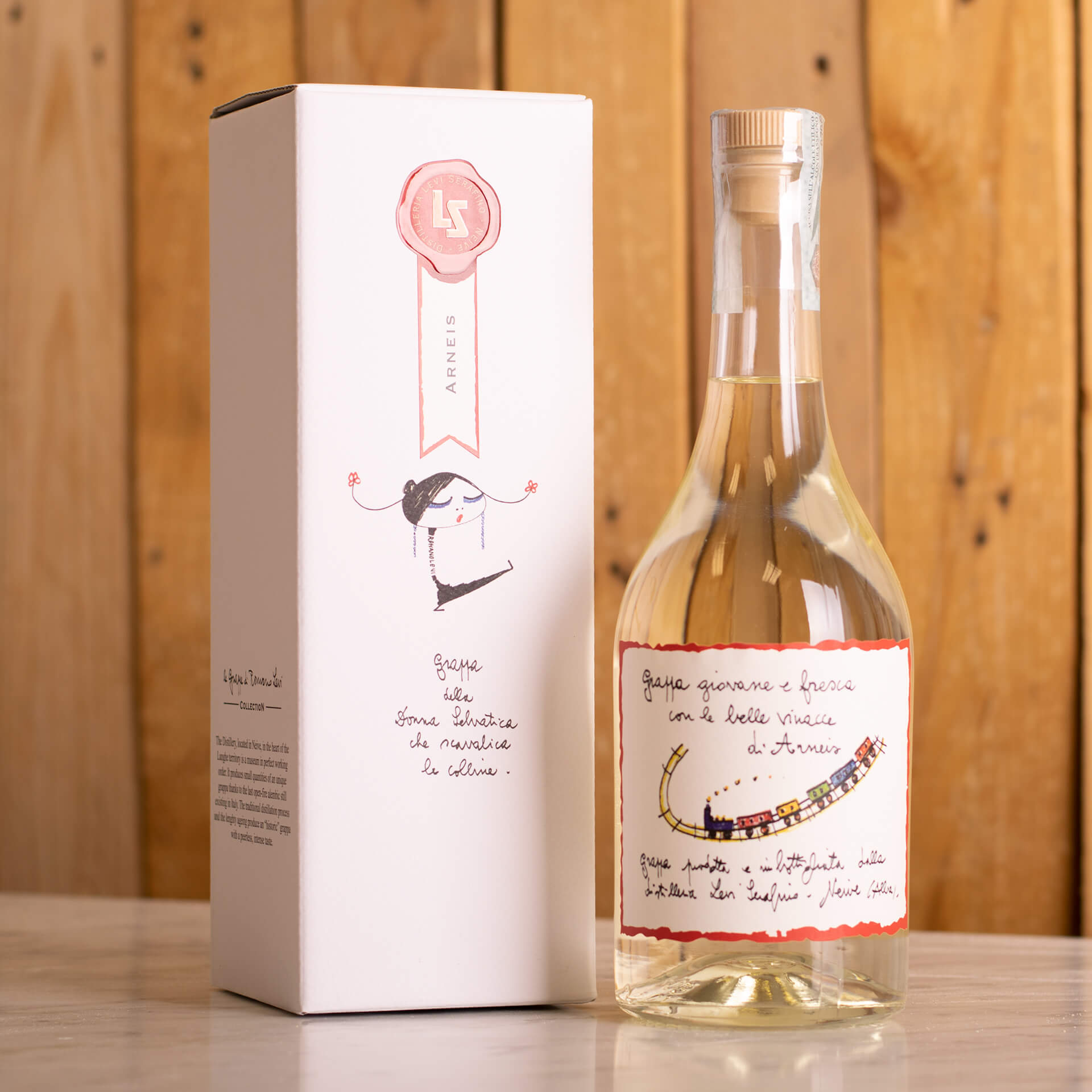 Grappa di Arneis della donna selvatica che scavalica le colline Grappa di Arneis della donna selvatica che scavalica le colline