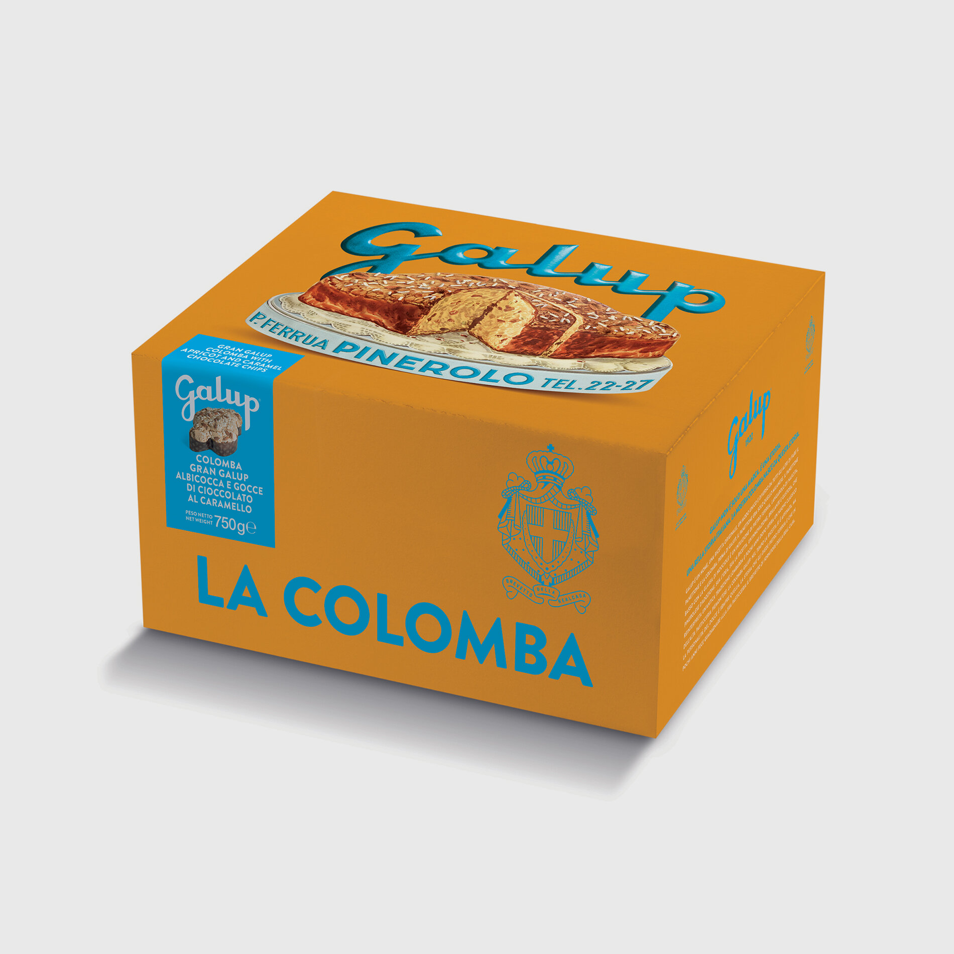 Colomba Albicocca e Gocce di Cioccolato al Caramello