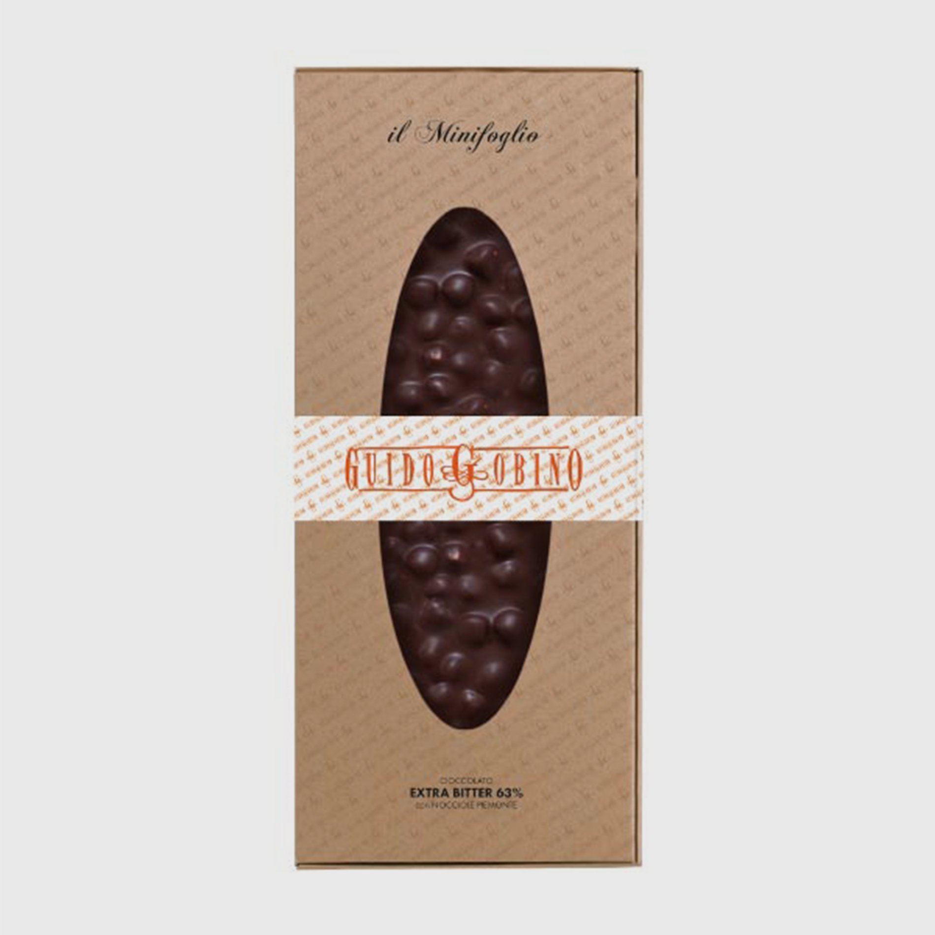 Mini Foglio di Cioccolato Extra-Bitter con Nocciola Piemonte IGP 300g Mini Foglio di Cioccolato Extra-Bitter con Nocciola Piemonte IGP 300g