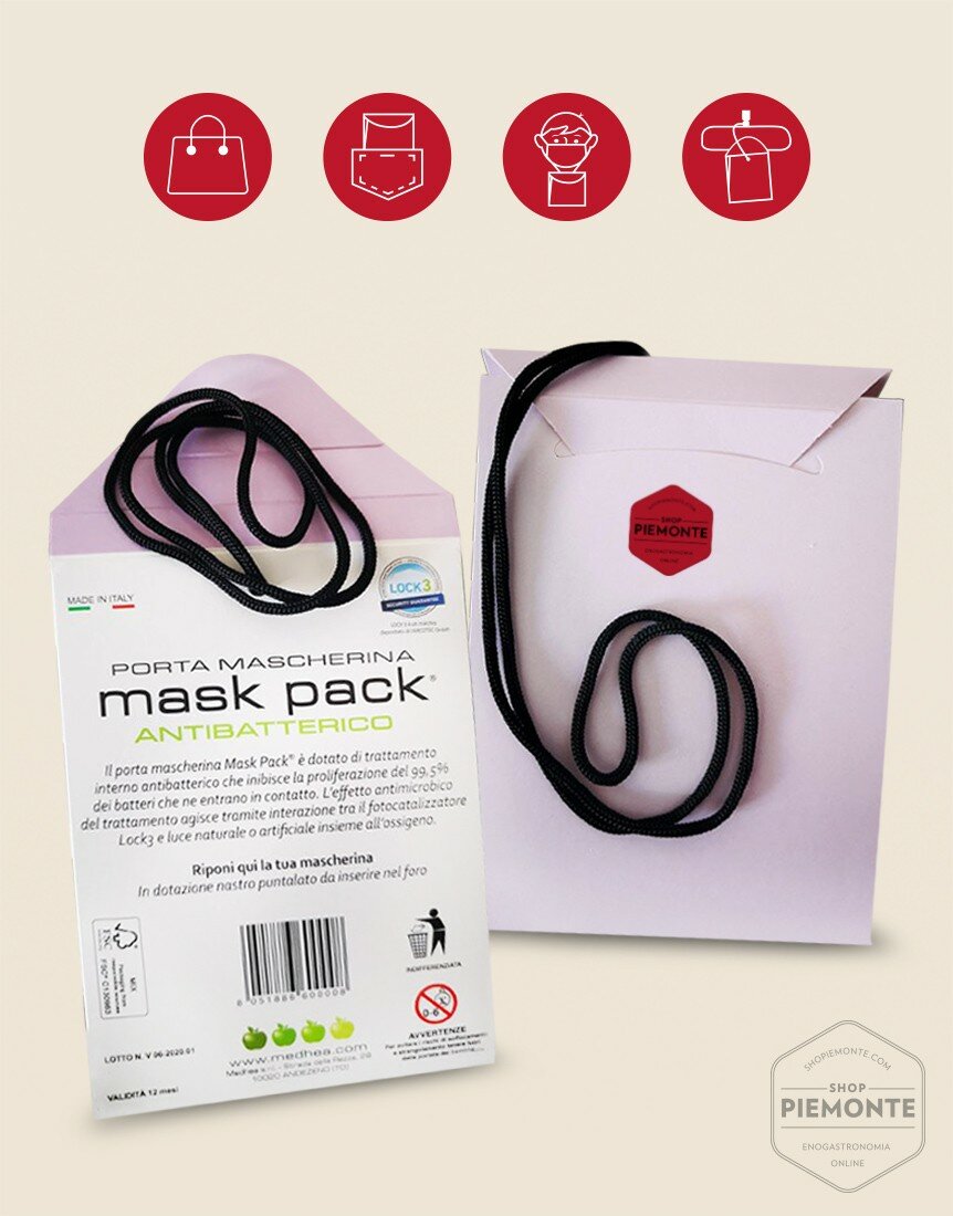 MASK PACK® Porta Mascherina Antibatterico