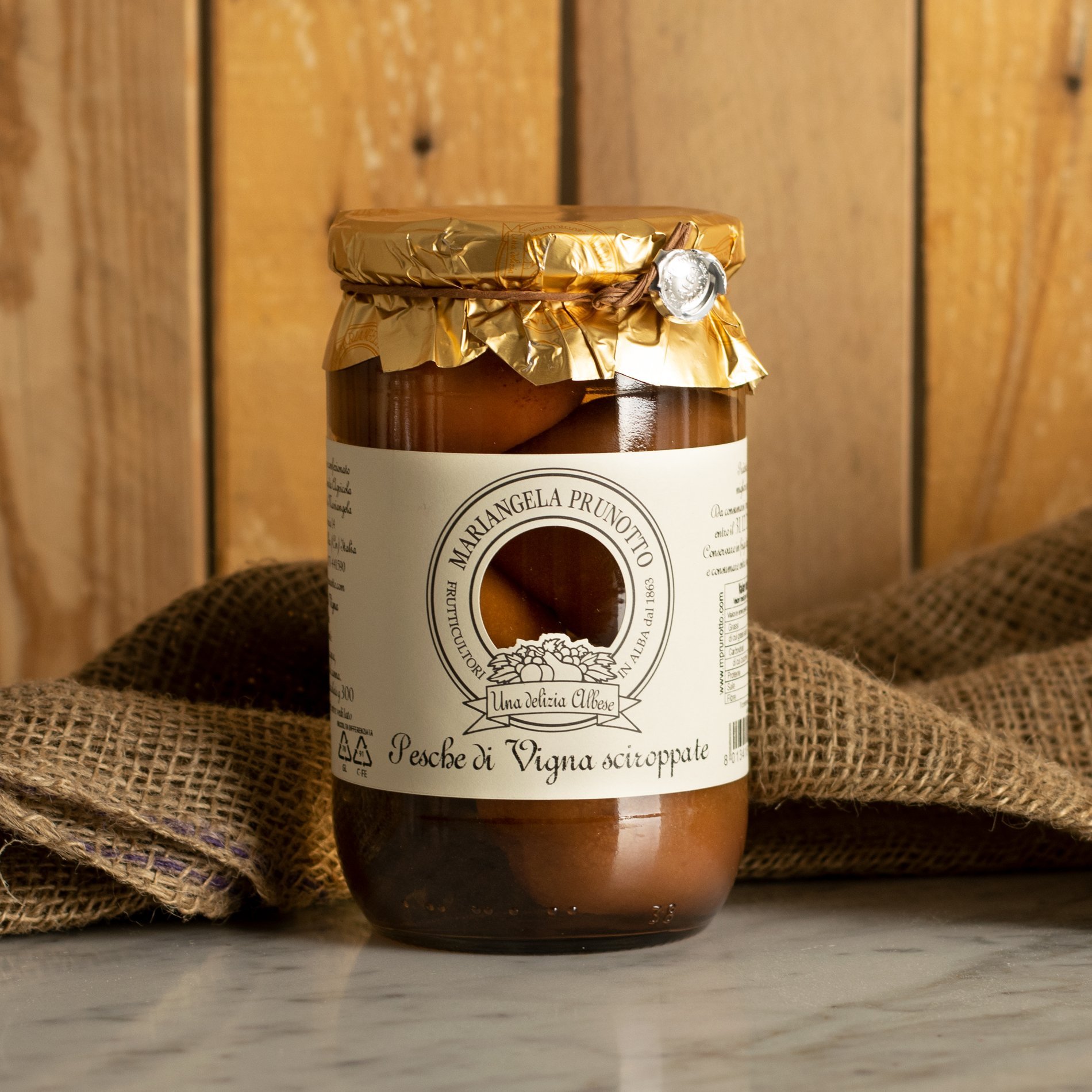 Weinberg-Pfirsiche in Sirup 700 g Weinberg-Pfirsiche in Sirup 700 g