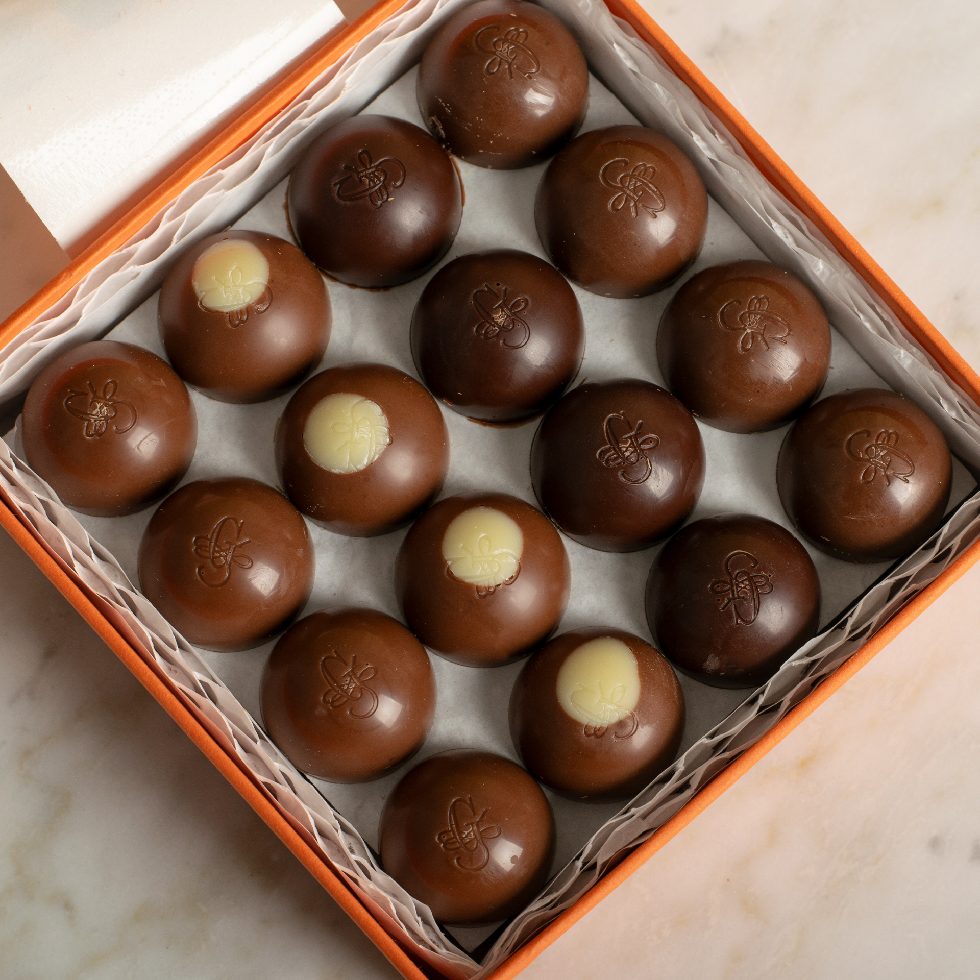 Assortment of Classic Flavors Gobino Semispheres