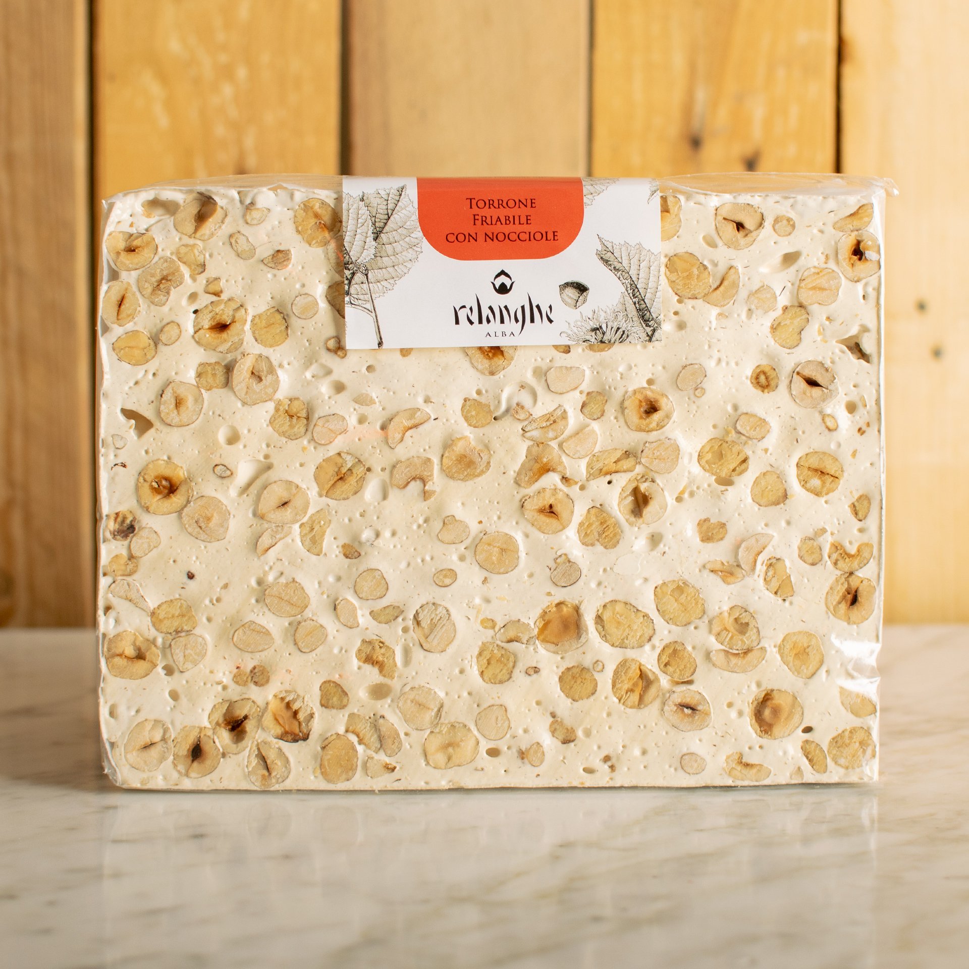 Torrone Friabile con nocciole Piemonte IGP Mattonella 500g Torrone Friabile con nocciole Piemonte IGP Mattonella 500g