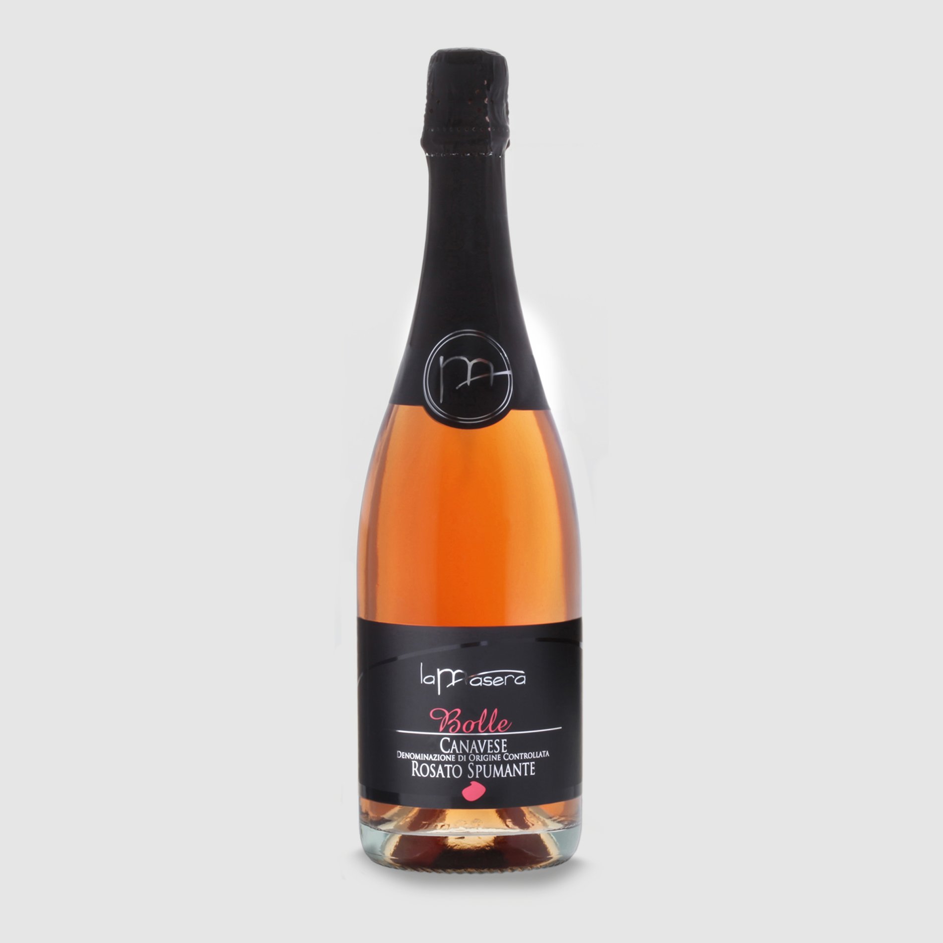 Spumante metodo classico Canavese Brut Rosato Bolle 2020