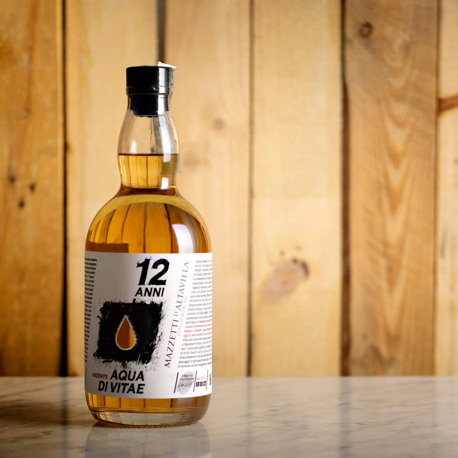 Arzente Aqua di Vitae 12 anni Mazzetti