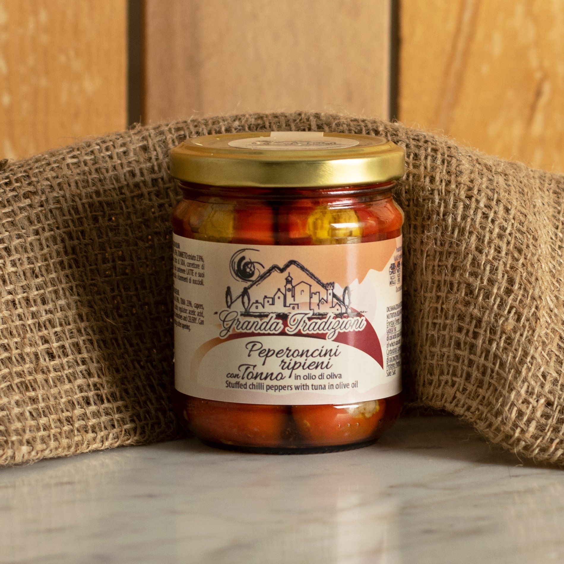Peperoncini ripieni 180g