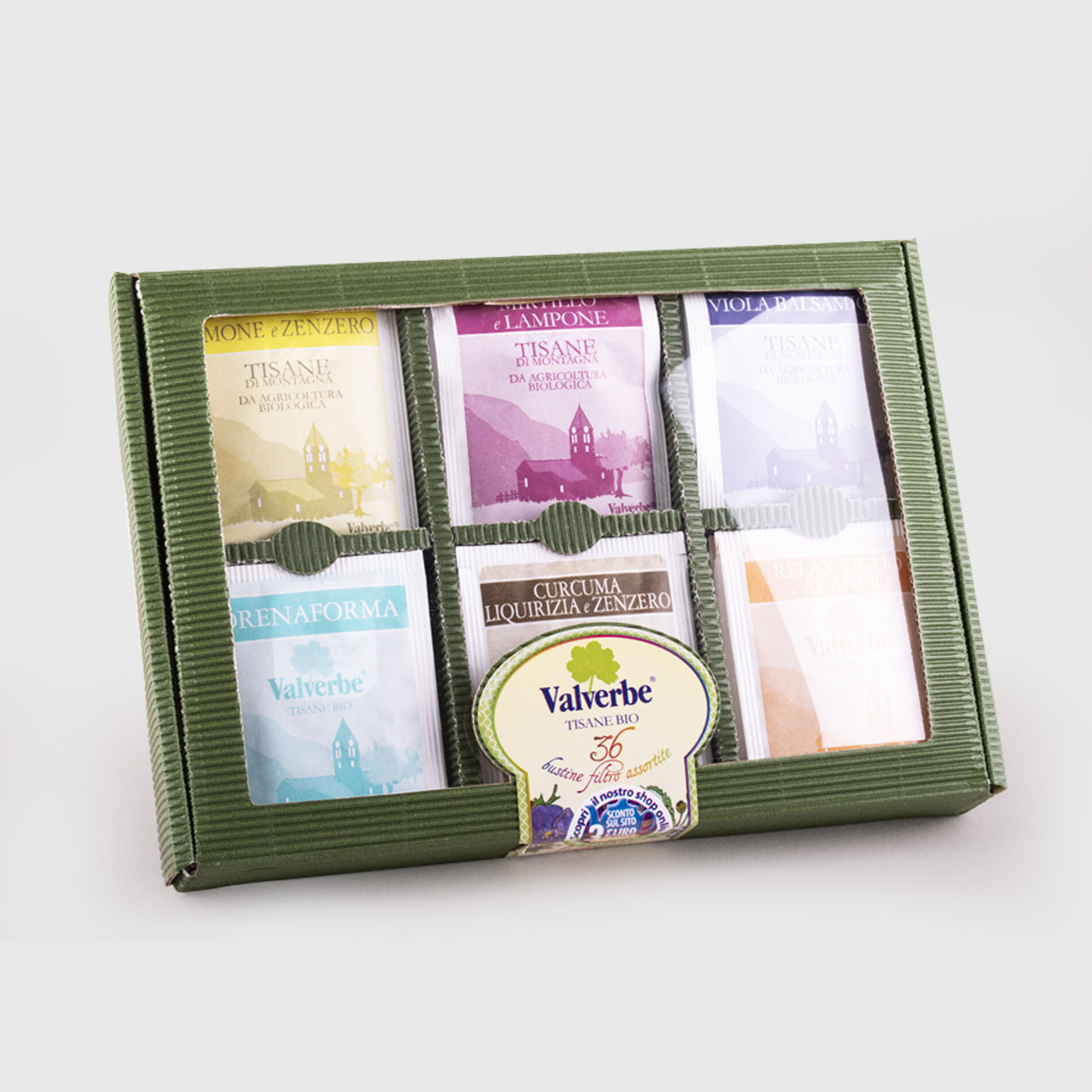 Scatola Multigusto 36 filtri assortiti bio