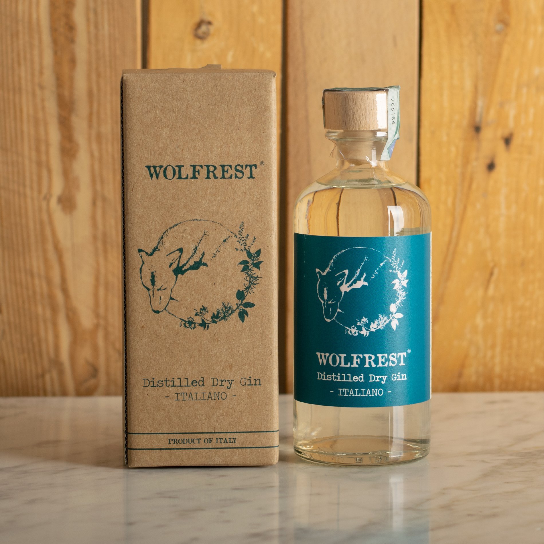 Wolfrest Gin from Langhe with Case