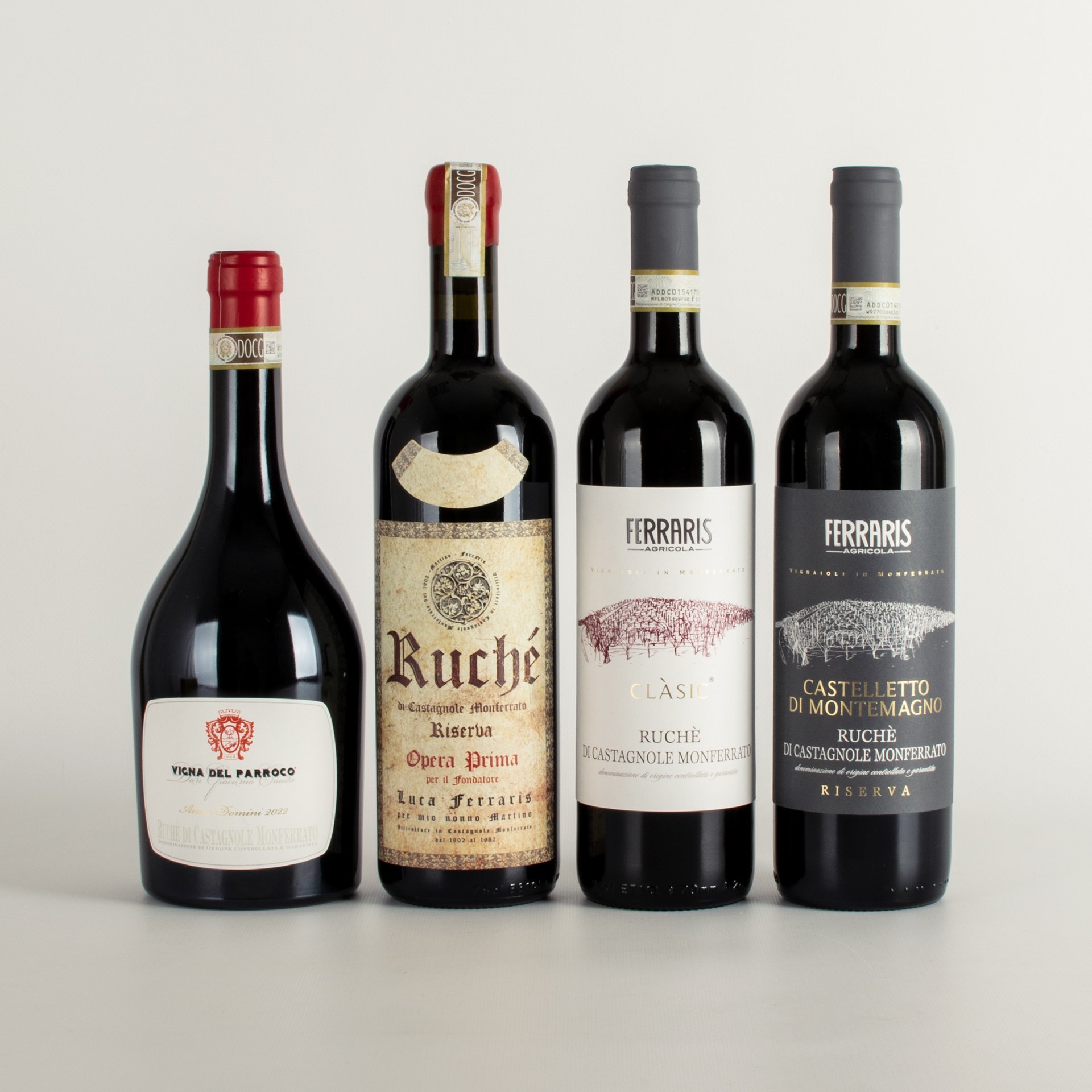 Ruchè di Castagnole Monferrato – Ferraris-Auswahl Ruchè di Castagnole Monferrato – Ferraris-Auswahl