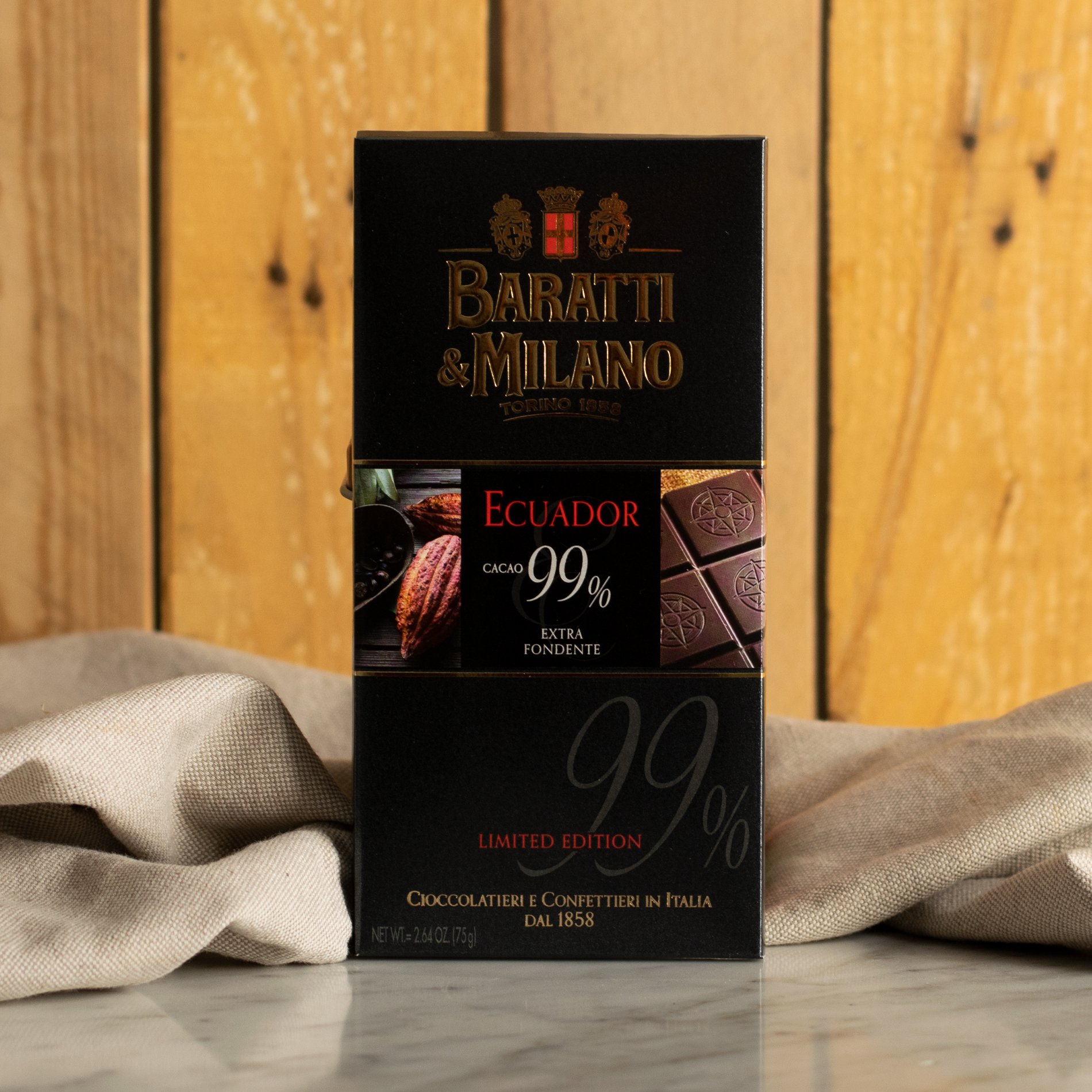 Limited Edition 99% Ecuadorian Cocoa Chocolate Bar