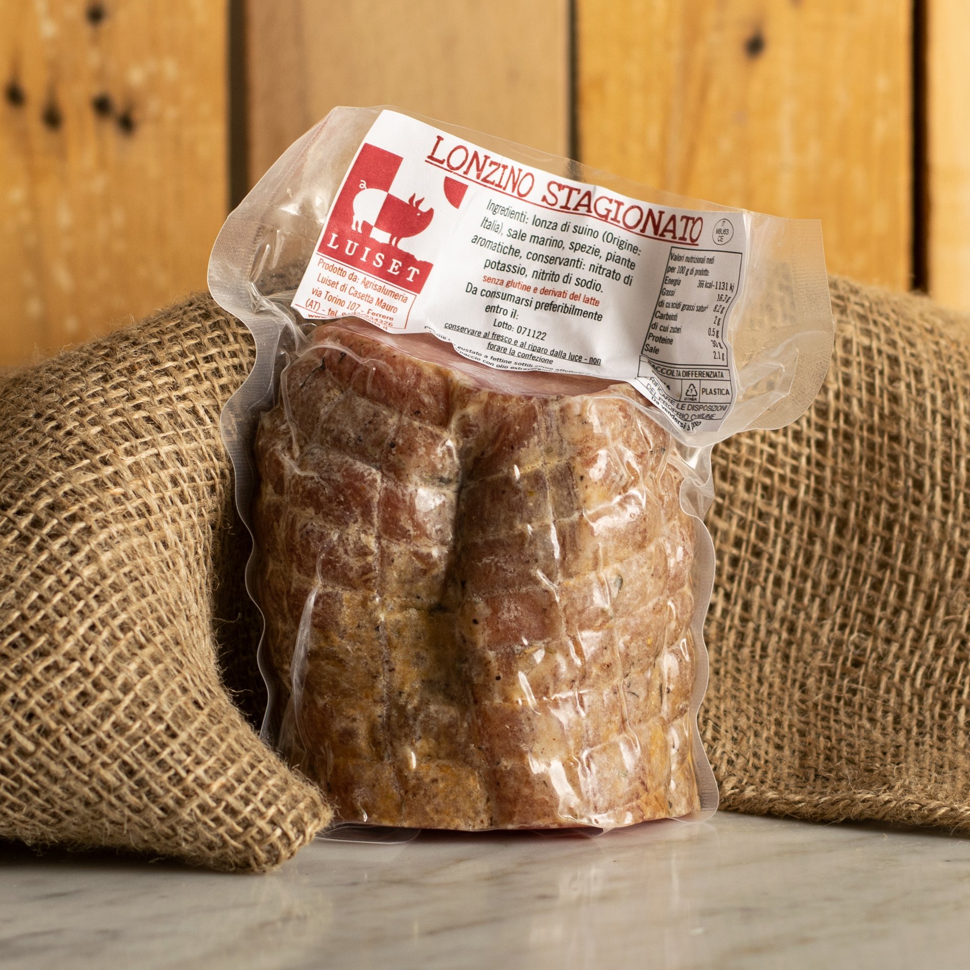 Lonzino Stagionato trancio 400g