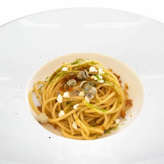 Bottarga e bolle d'oro
