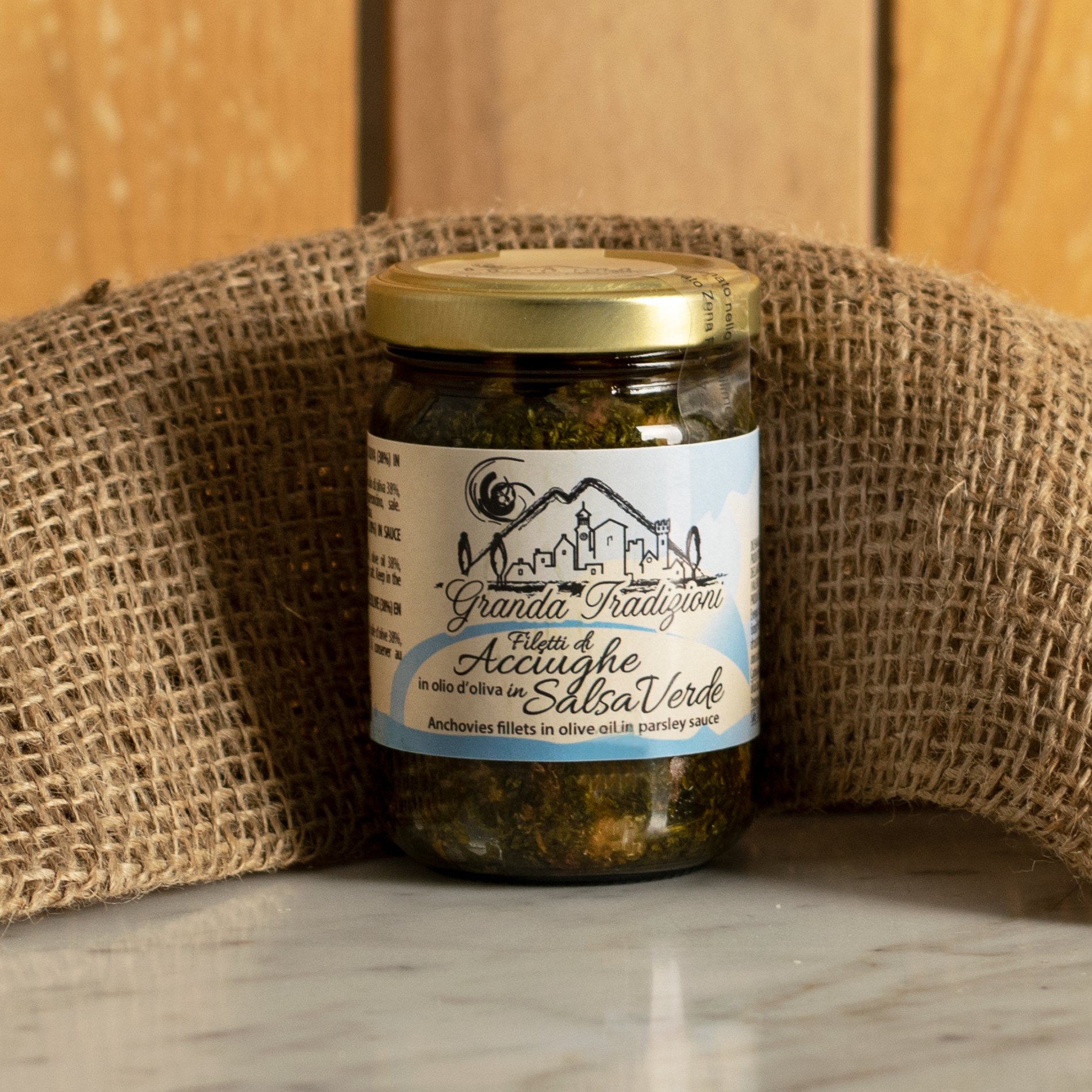 Filetti di Acciughe in salsa Verde