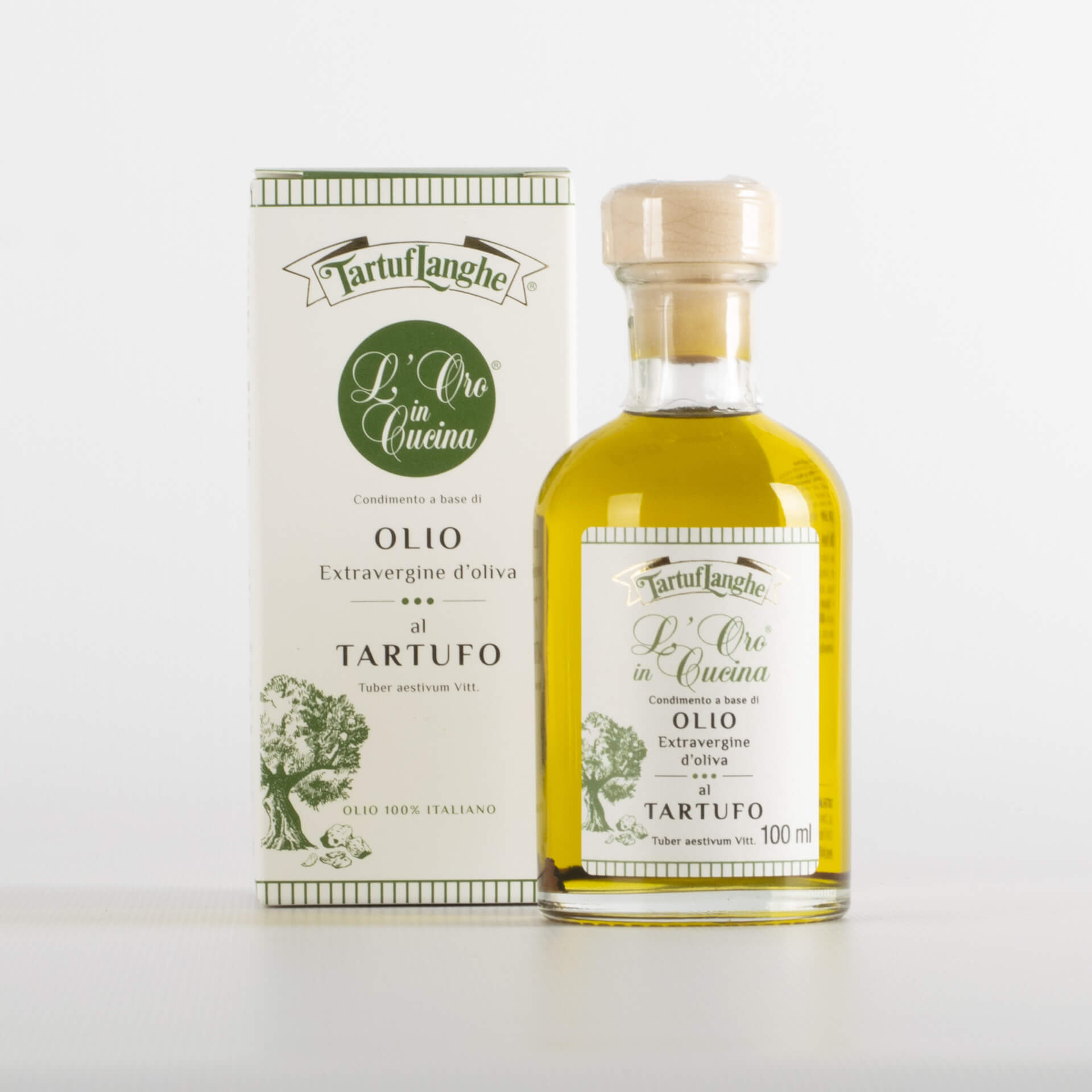 Olio extravergine di oliva con Tartufo Nero Estivo in fette